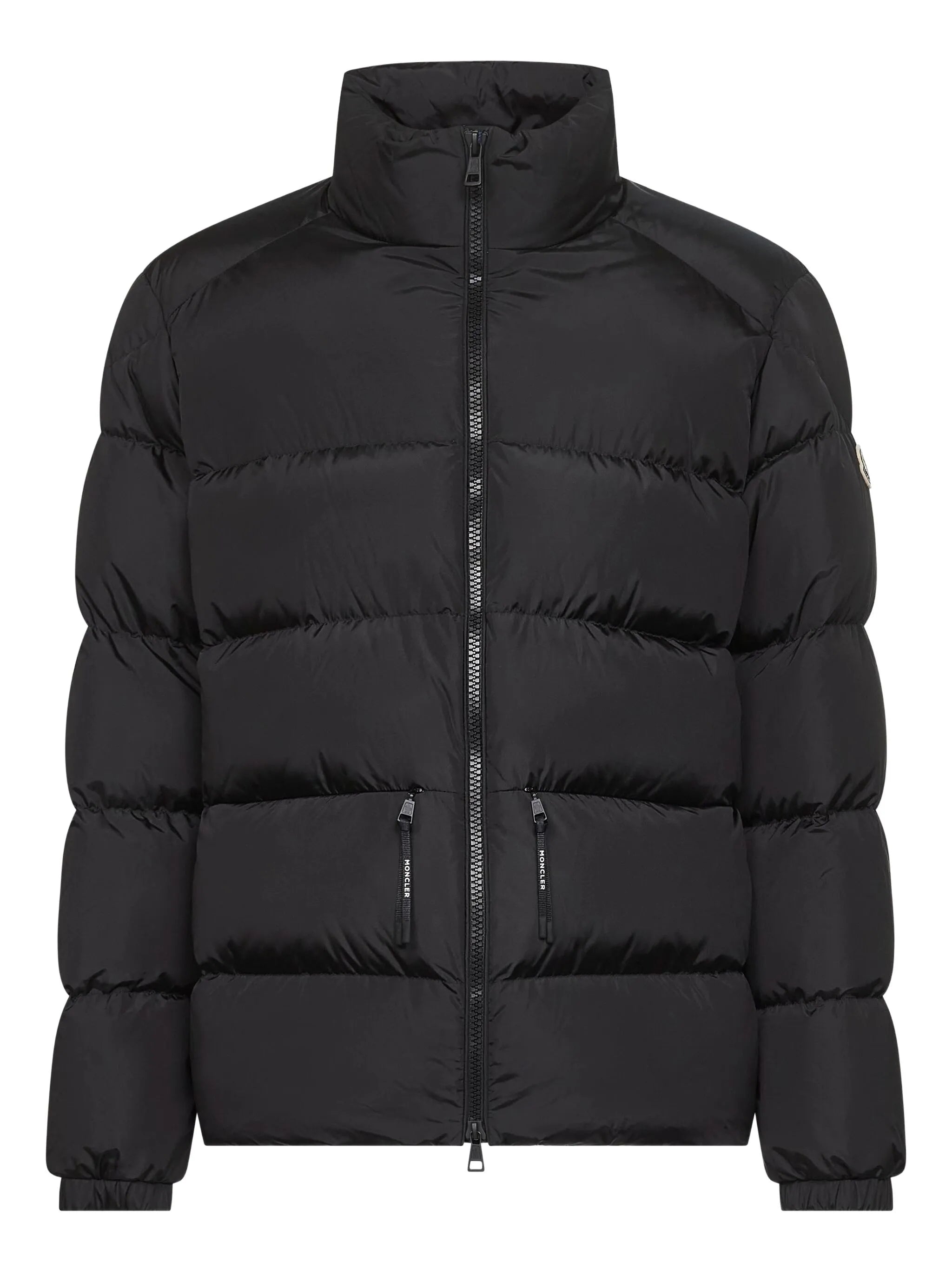quilted high-neck jacket