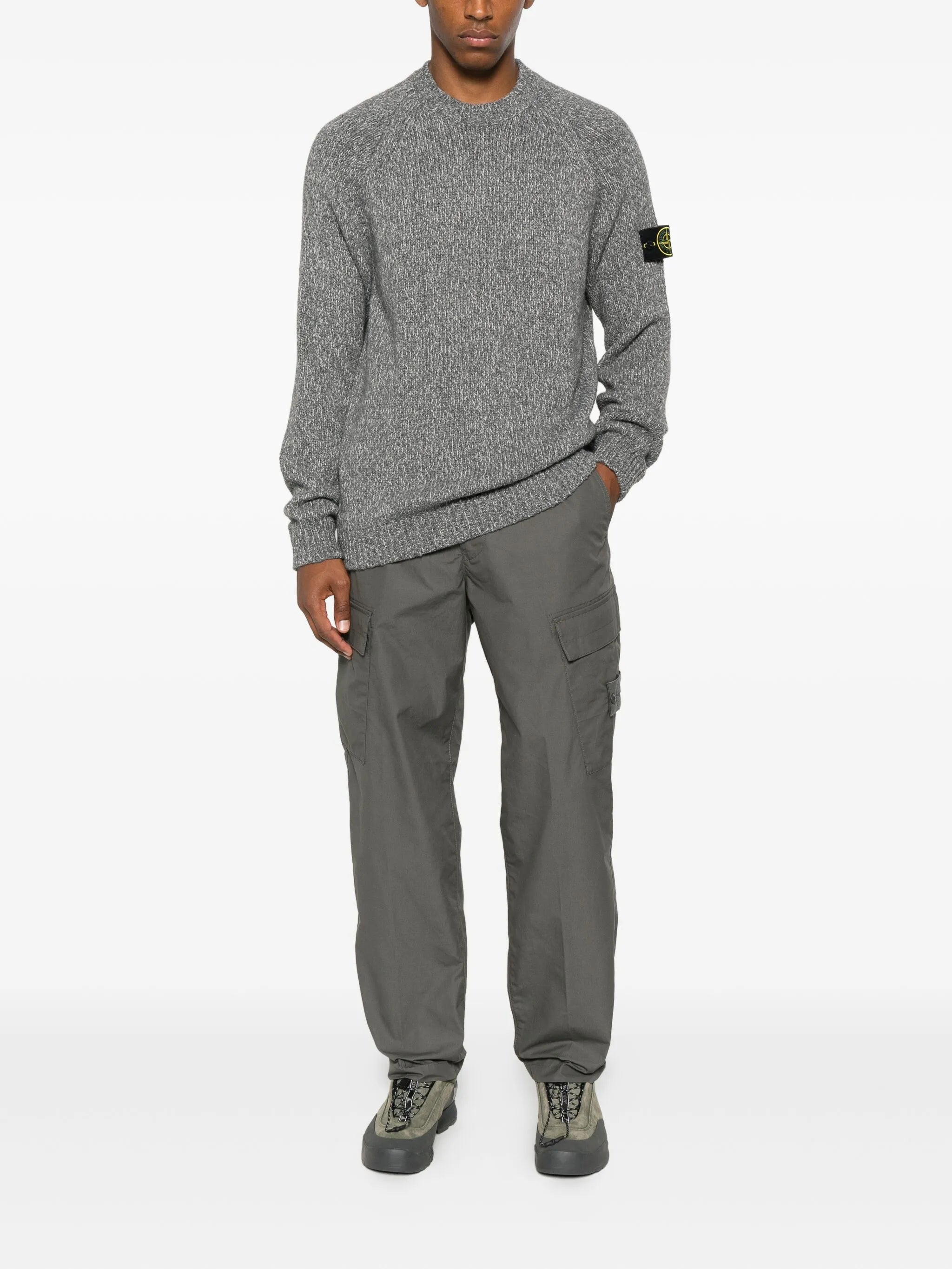 cargo-pocket trousers