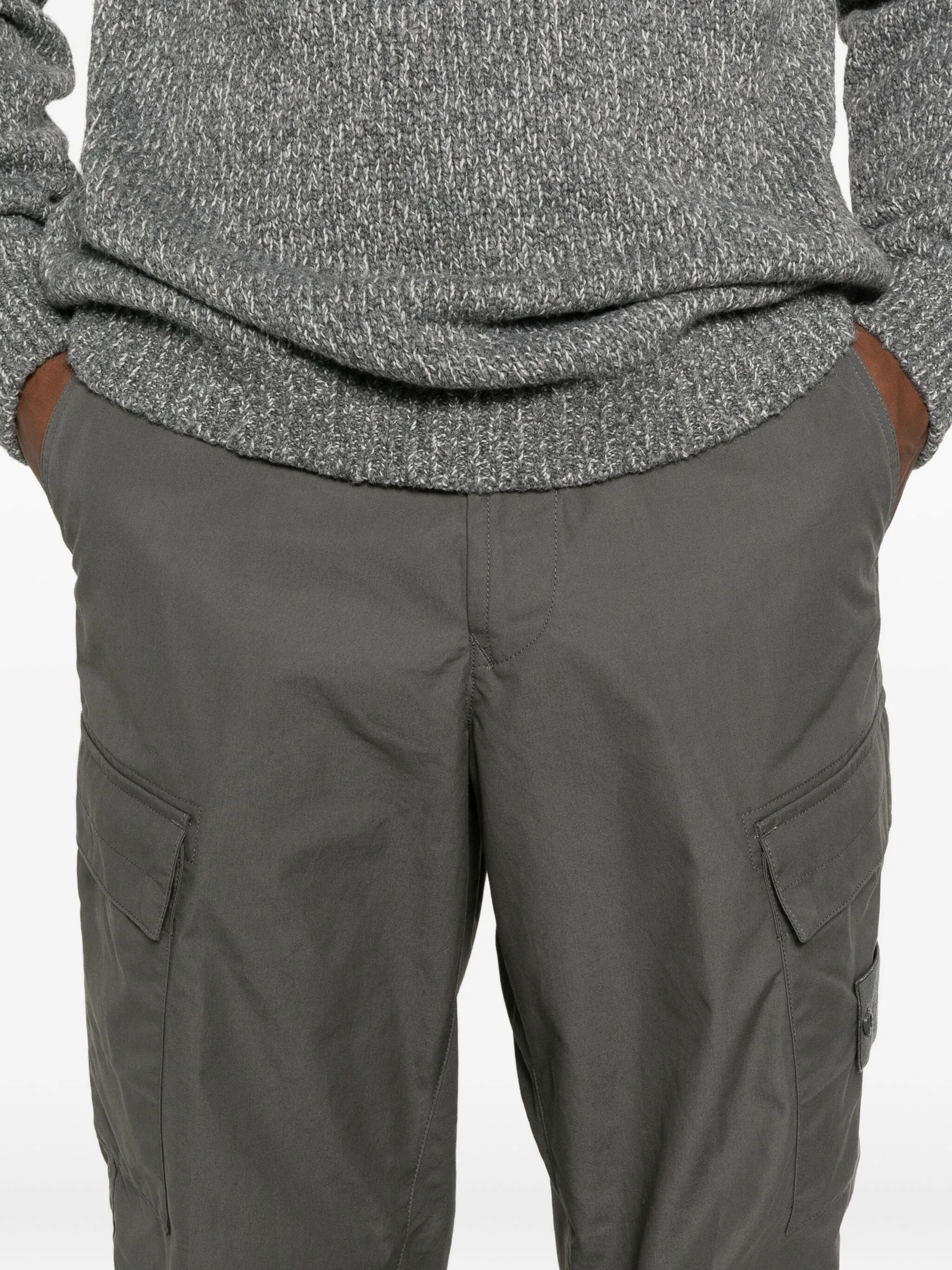 cargo-pocket trousers