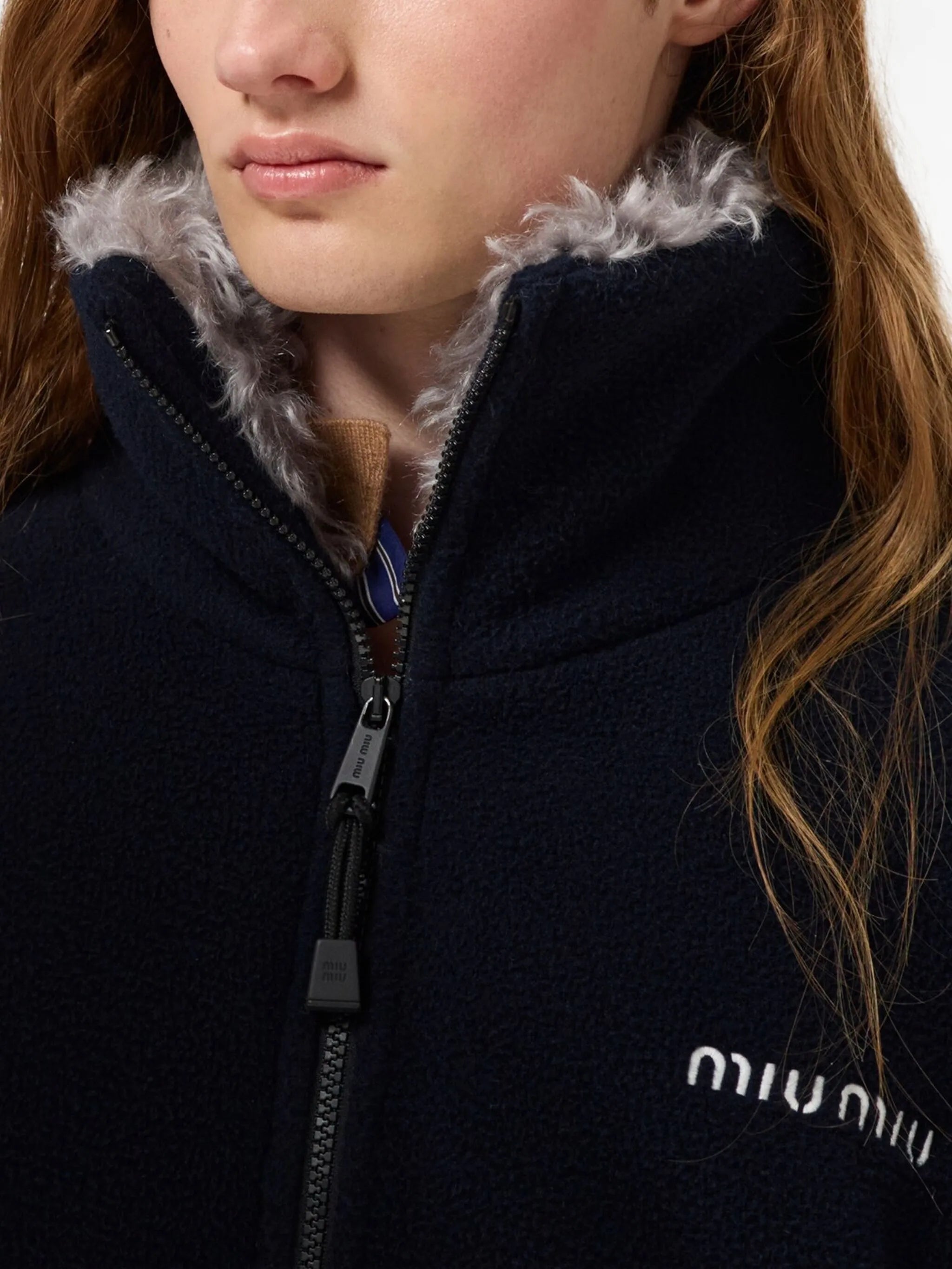 fleece down jacket