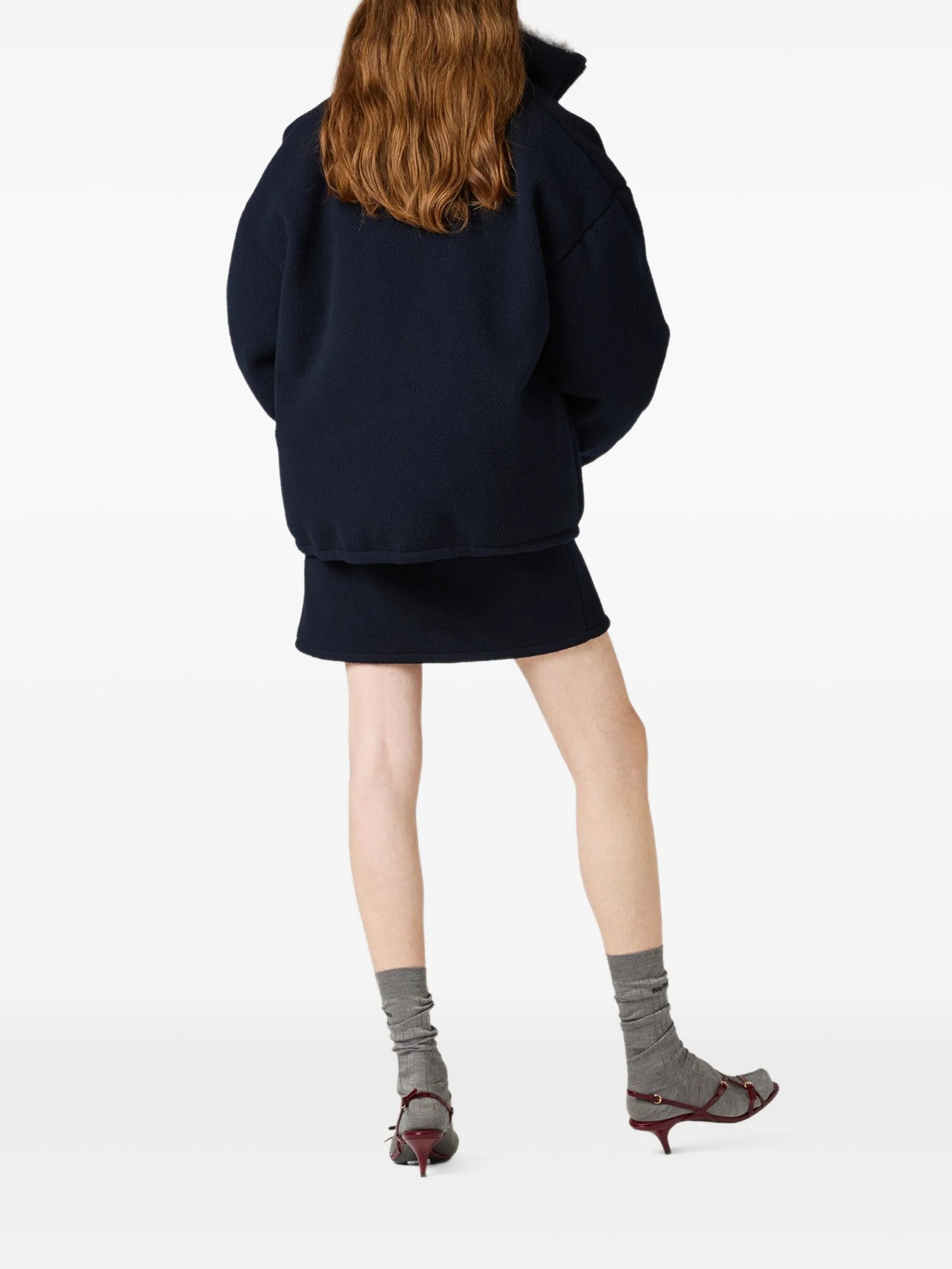 fleece down jacket