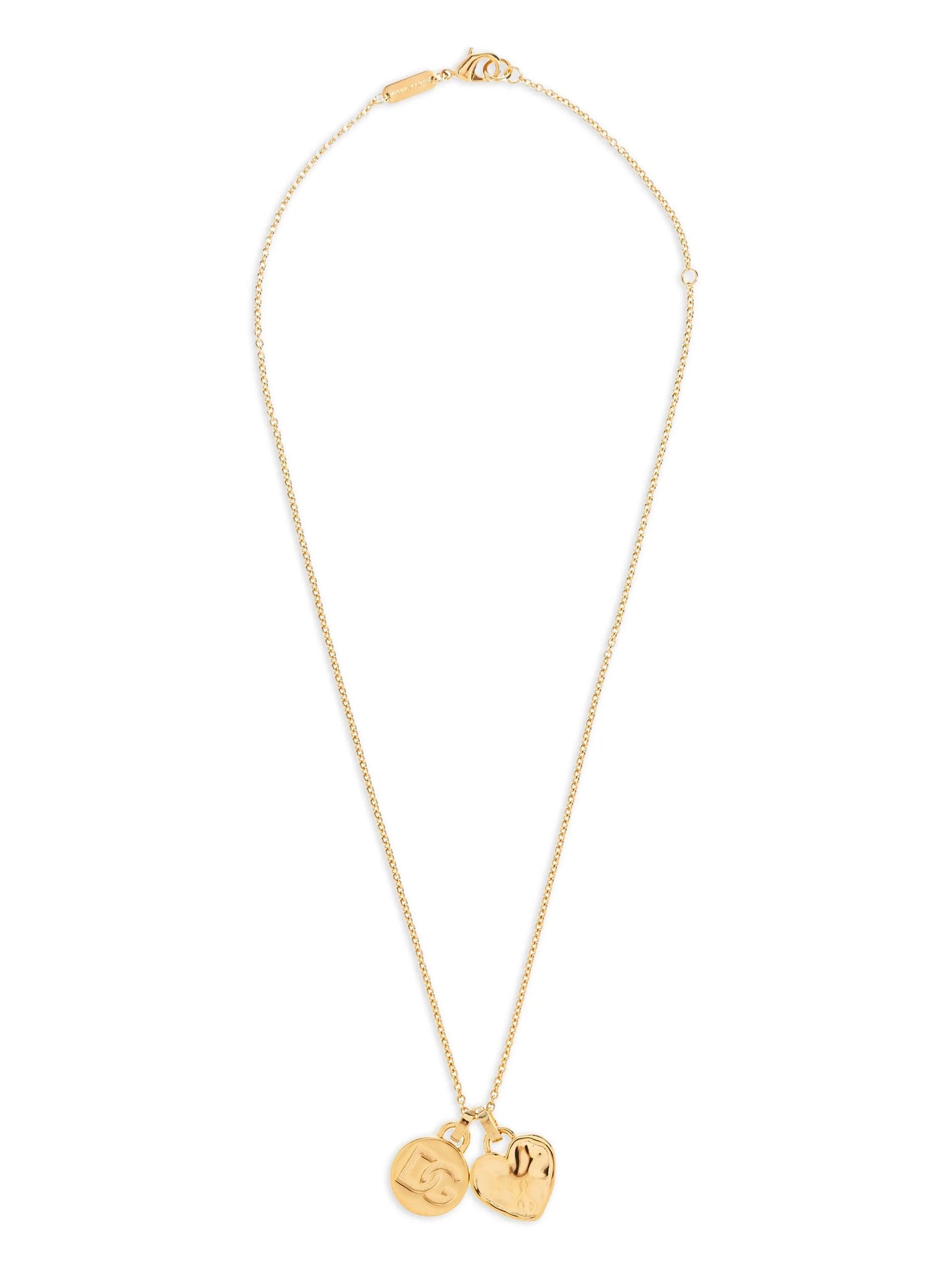 logo-pendant necklace
