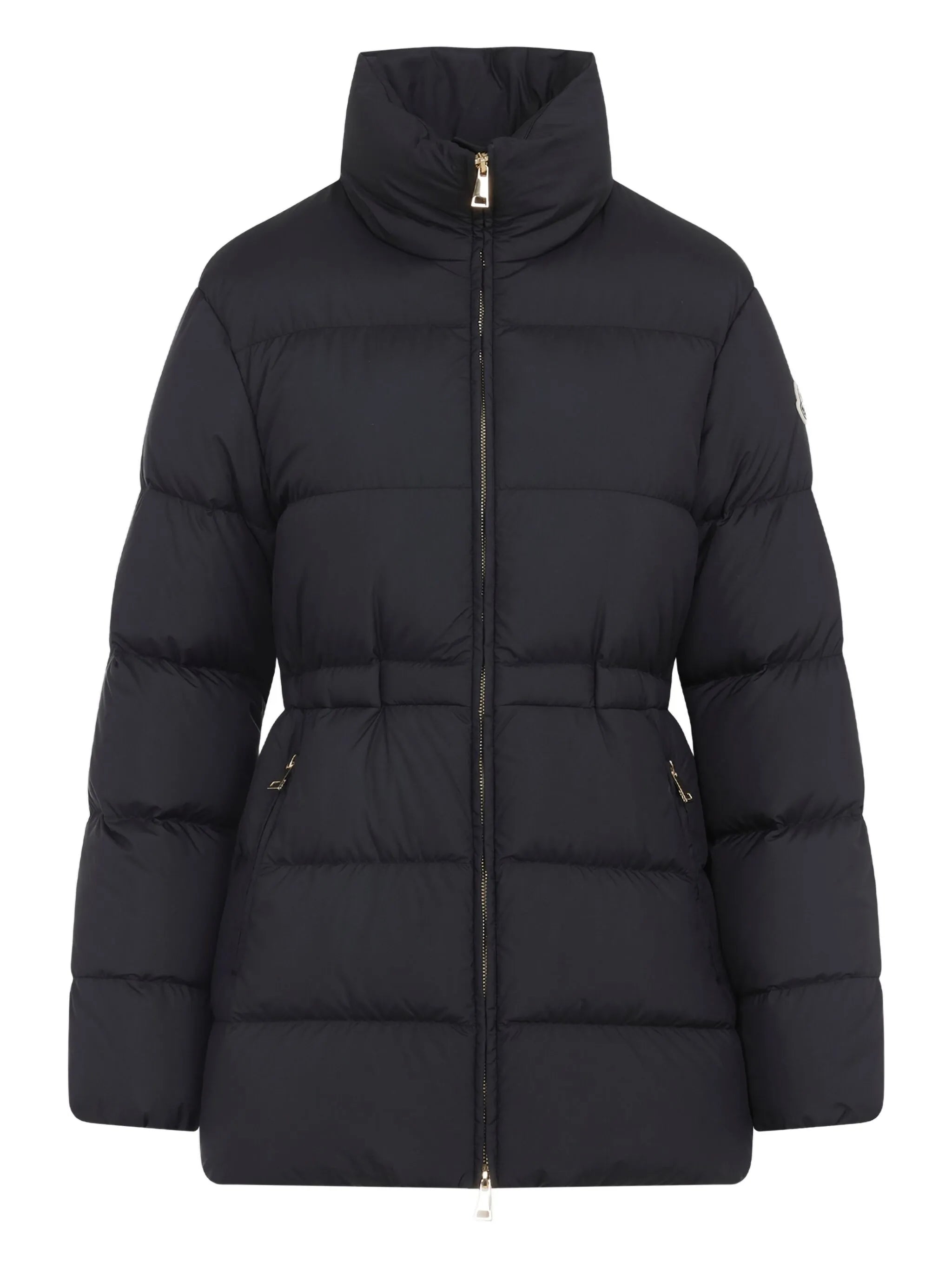 high-neck puffer jacket