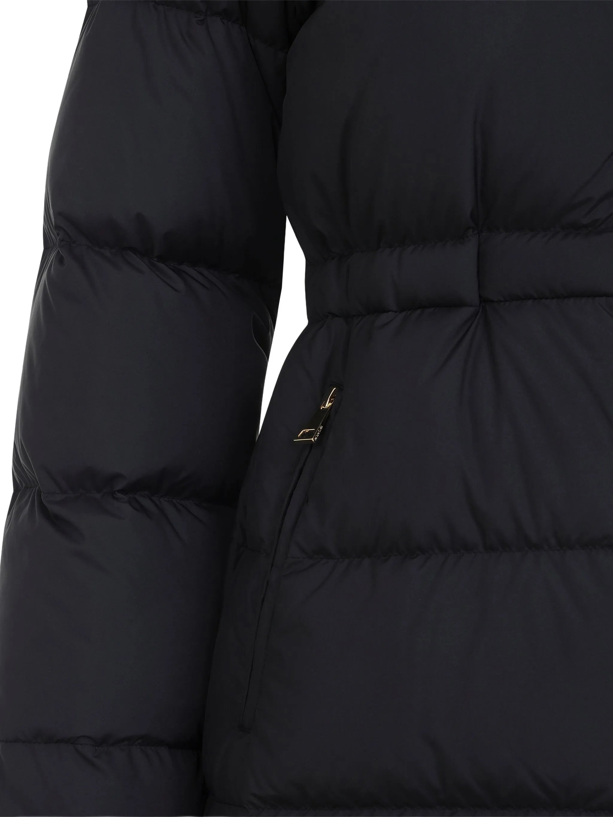 high-neck puffer jacket