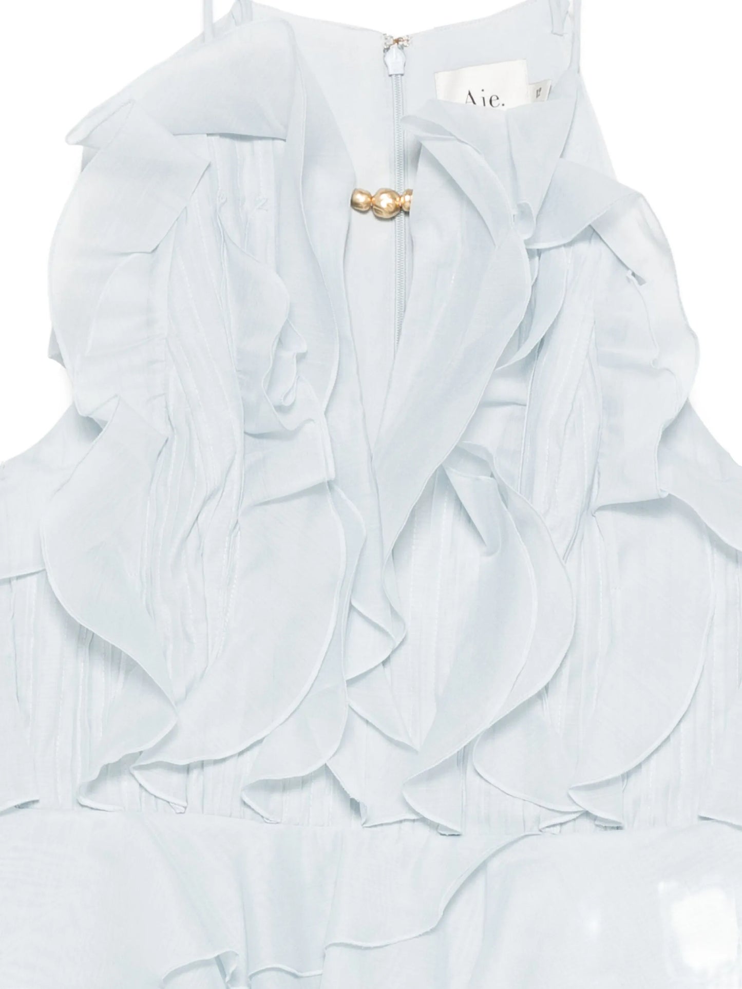 Cleo ruffled tiered mini dress