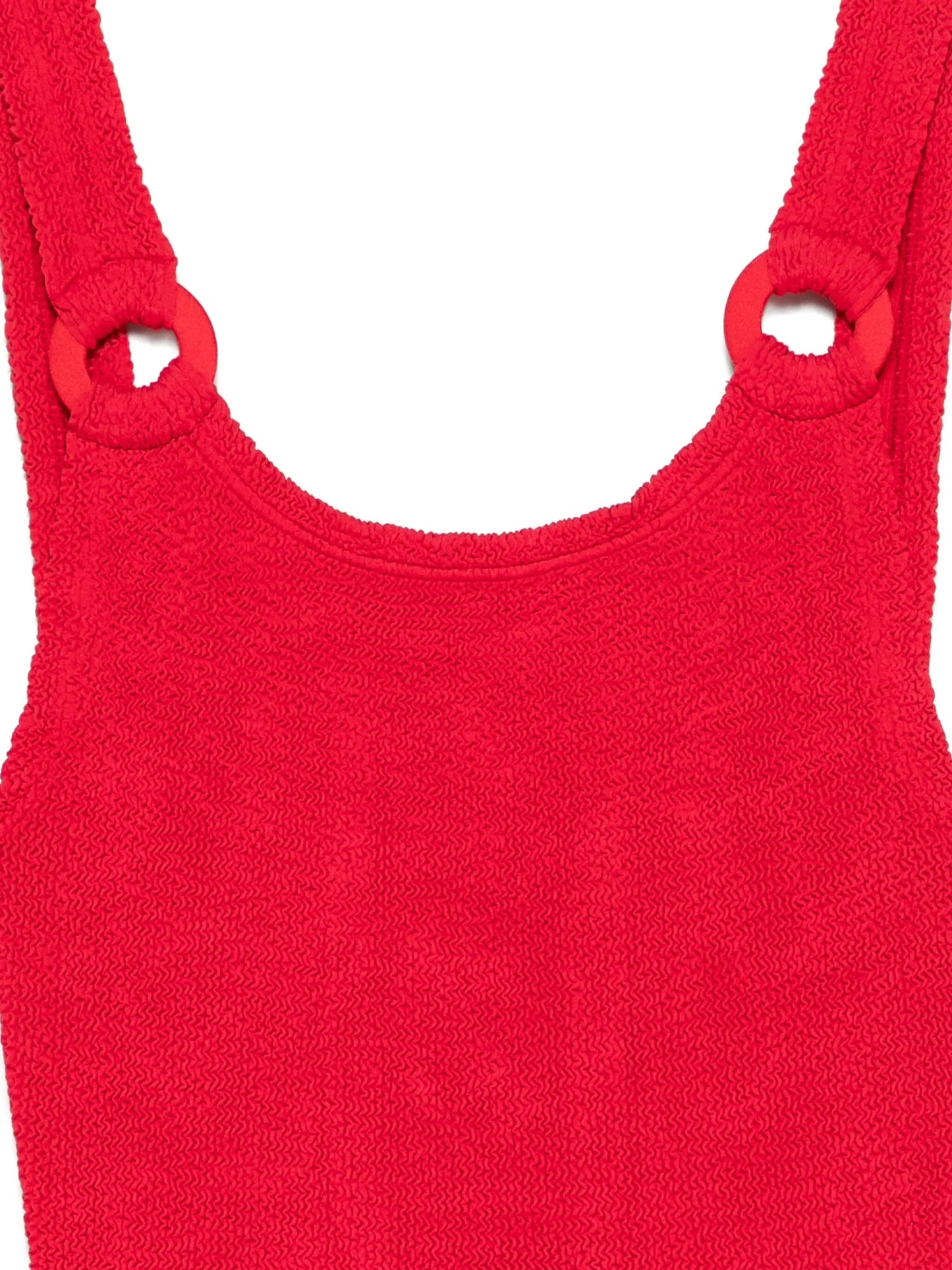 Domino hoop-detail swimsuit