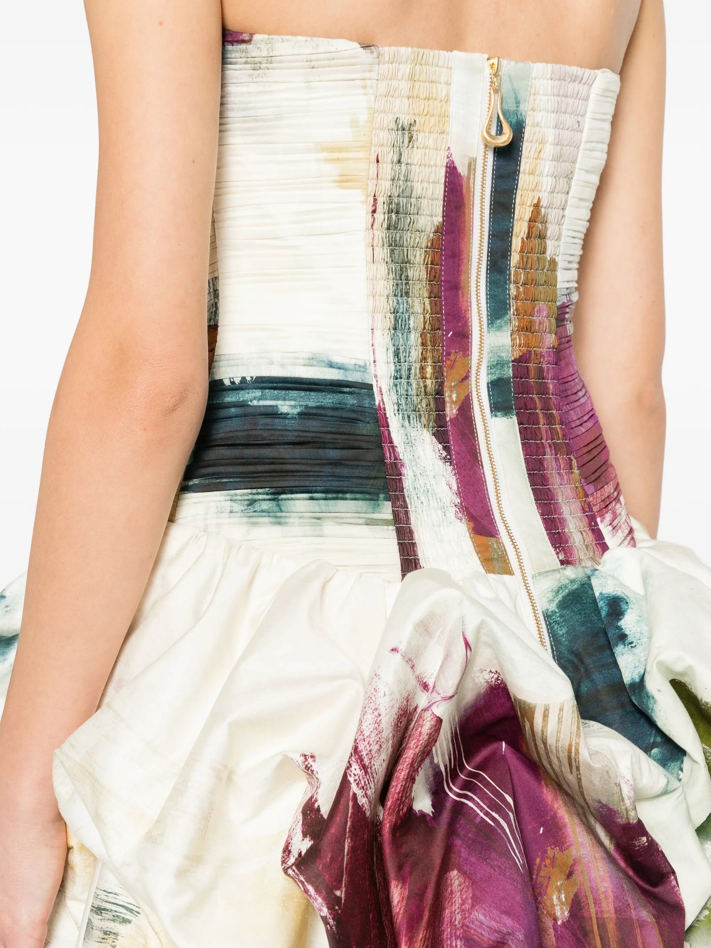 Violette bubble-hem mini dress