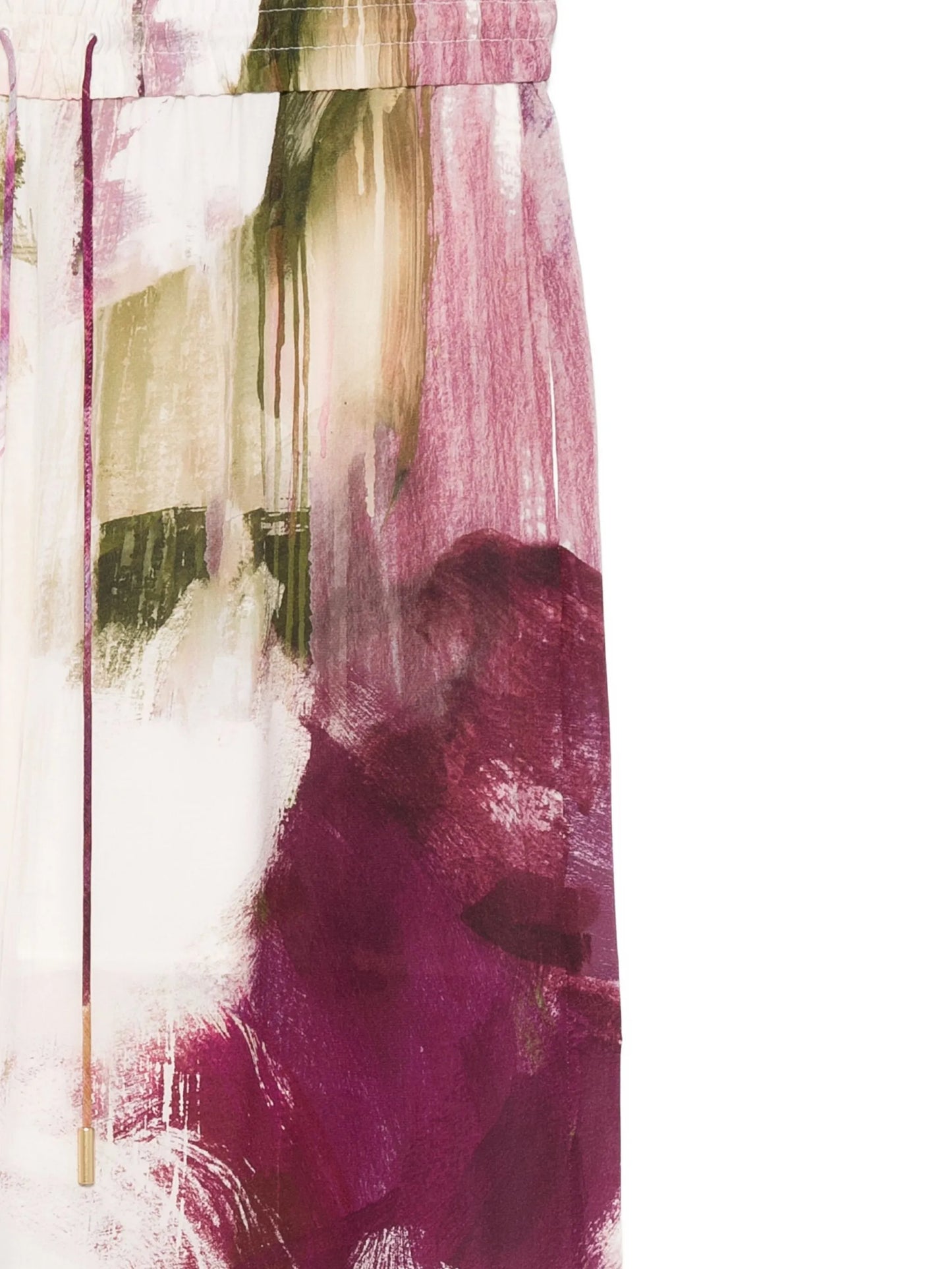 Atomic silk palazzo trousers