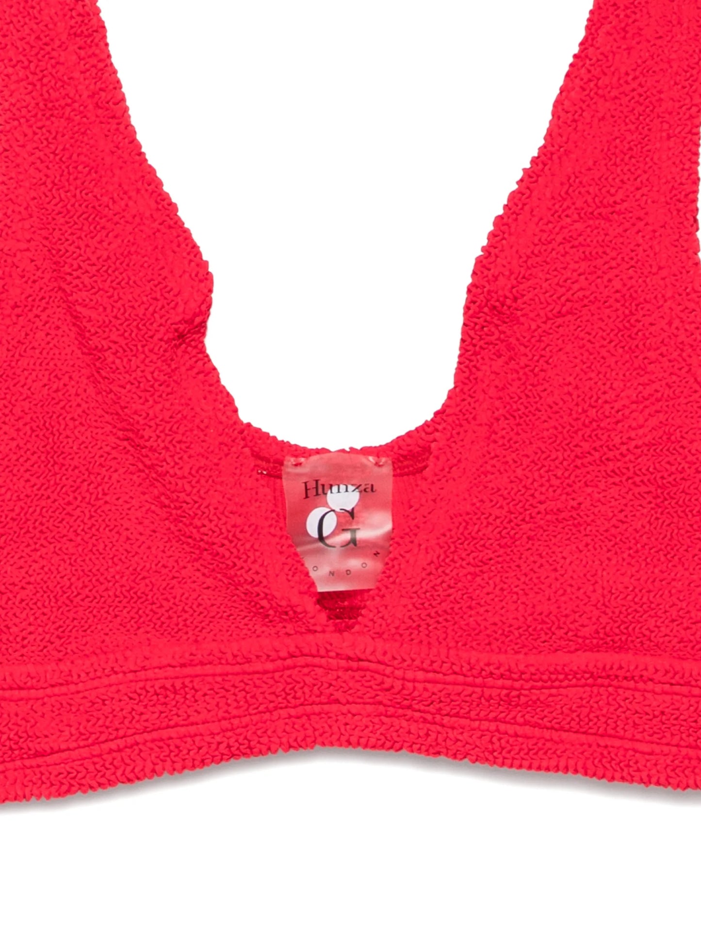 Angel textured-finish bikini set