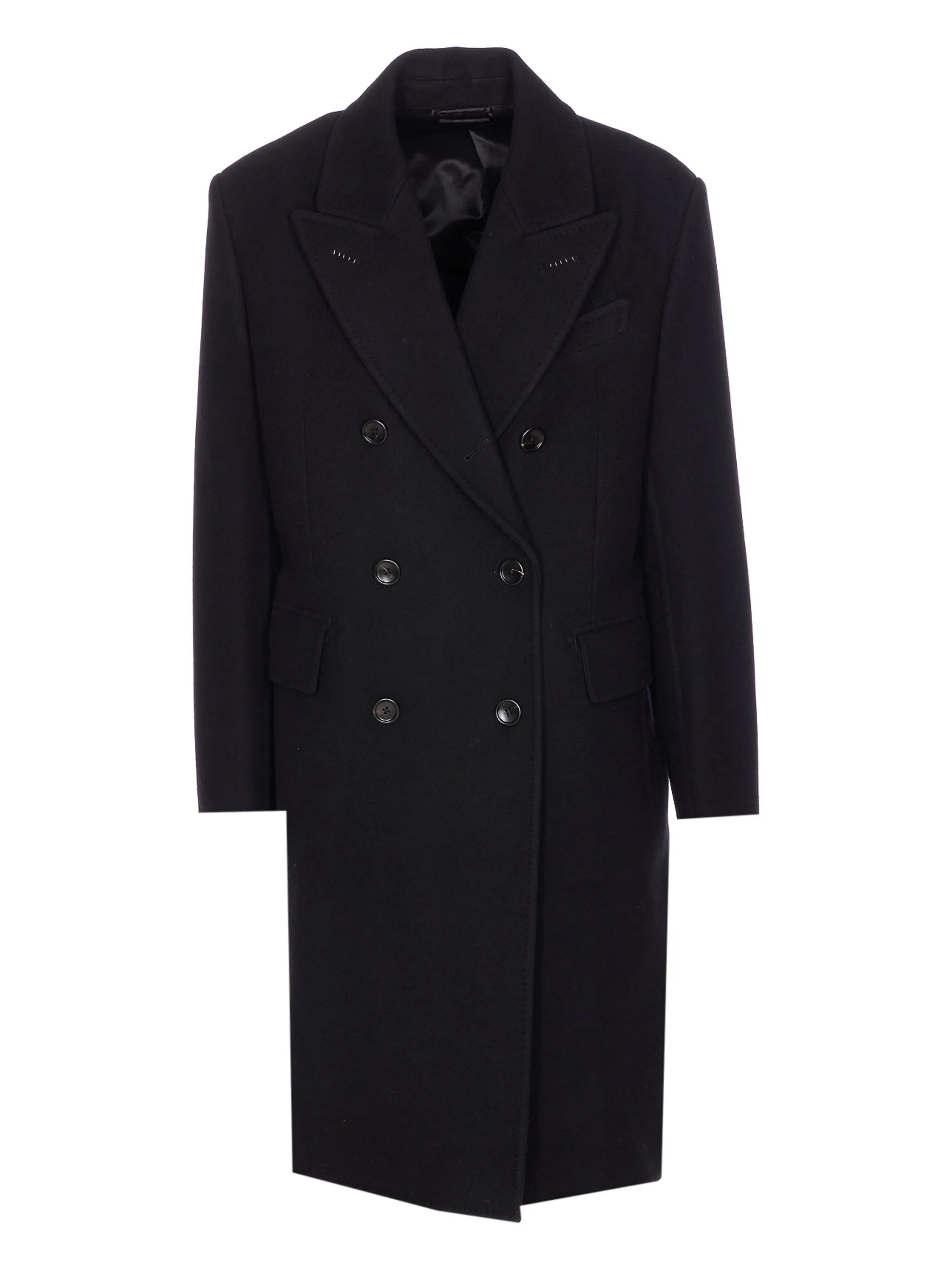 double-breasted coat