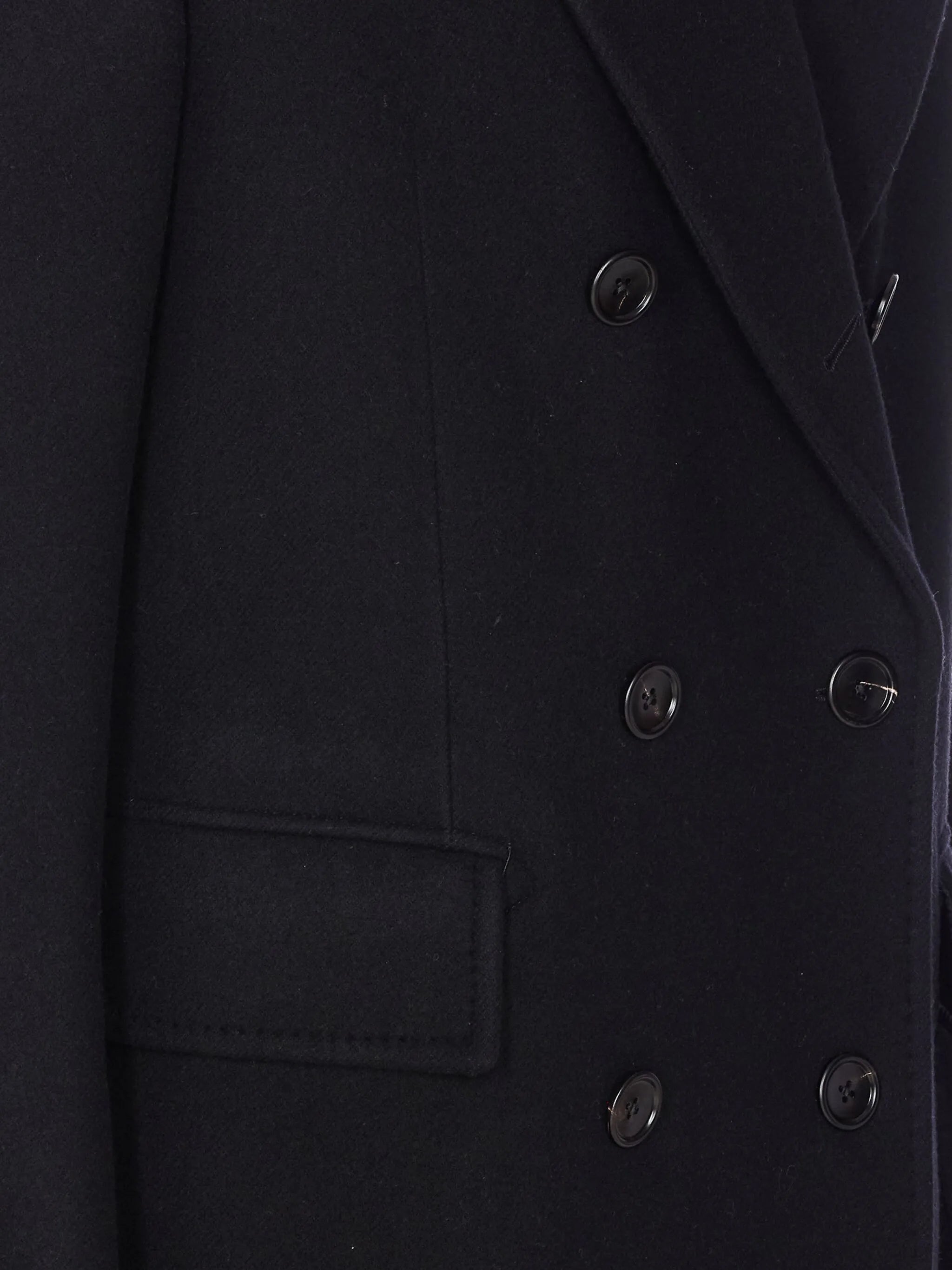 double-breasted coat
