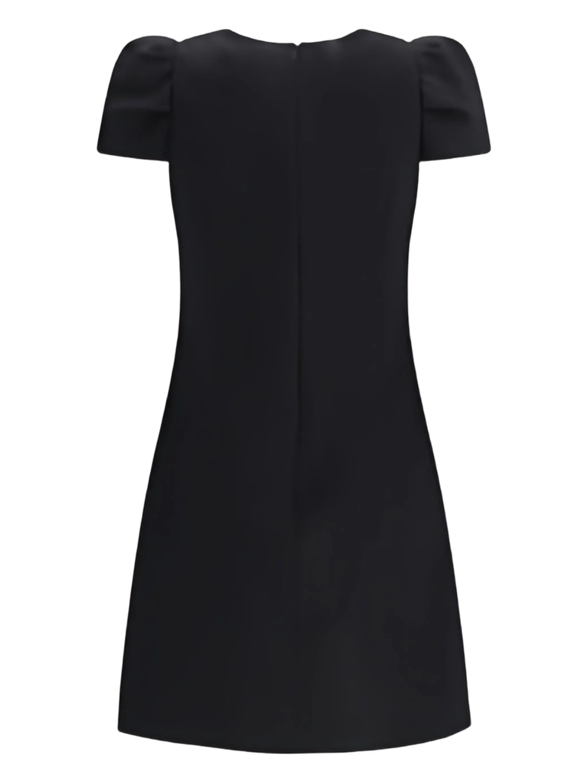 puff-sleeves day dress