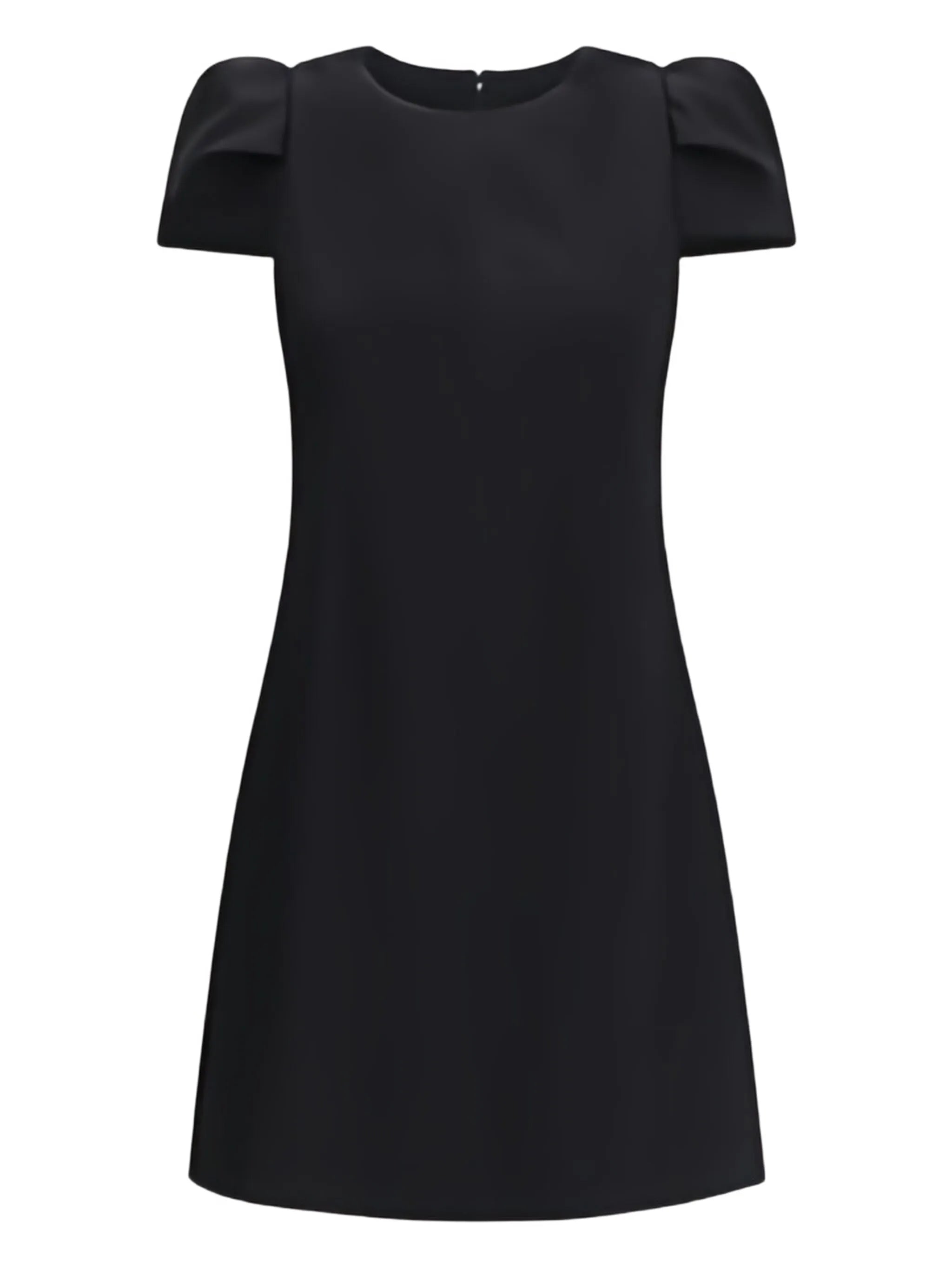puff-sleeves day dress