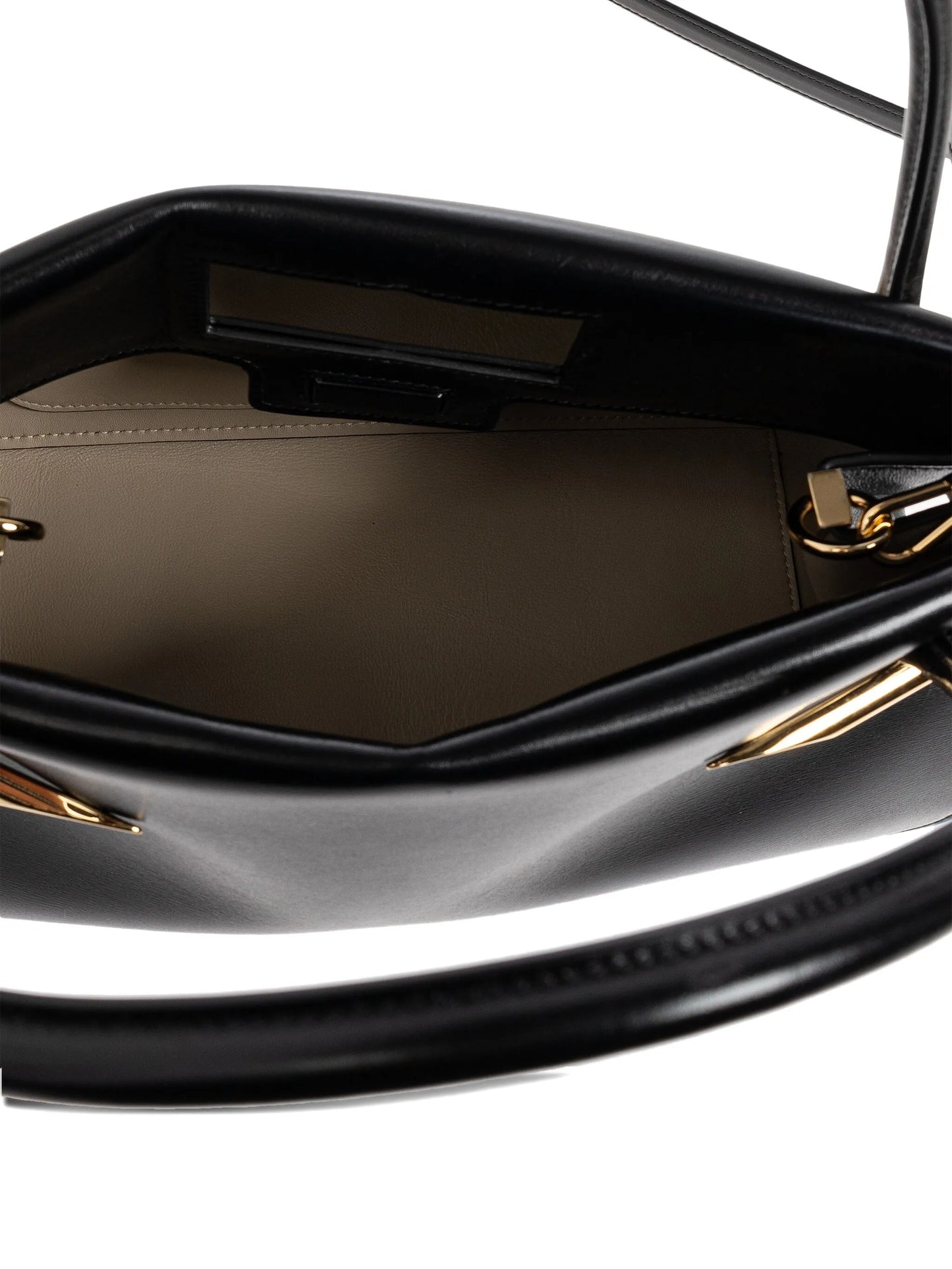 Pinch top-handle tote bag