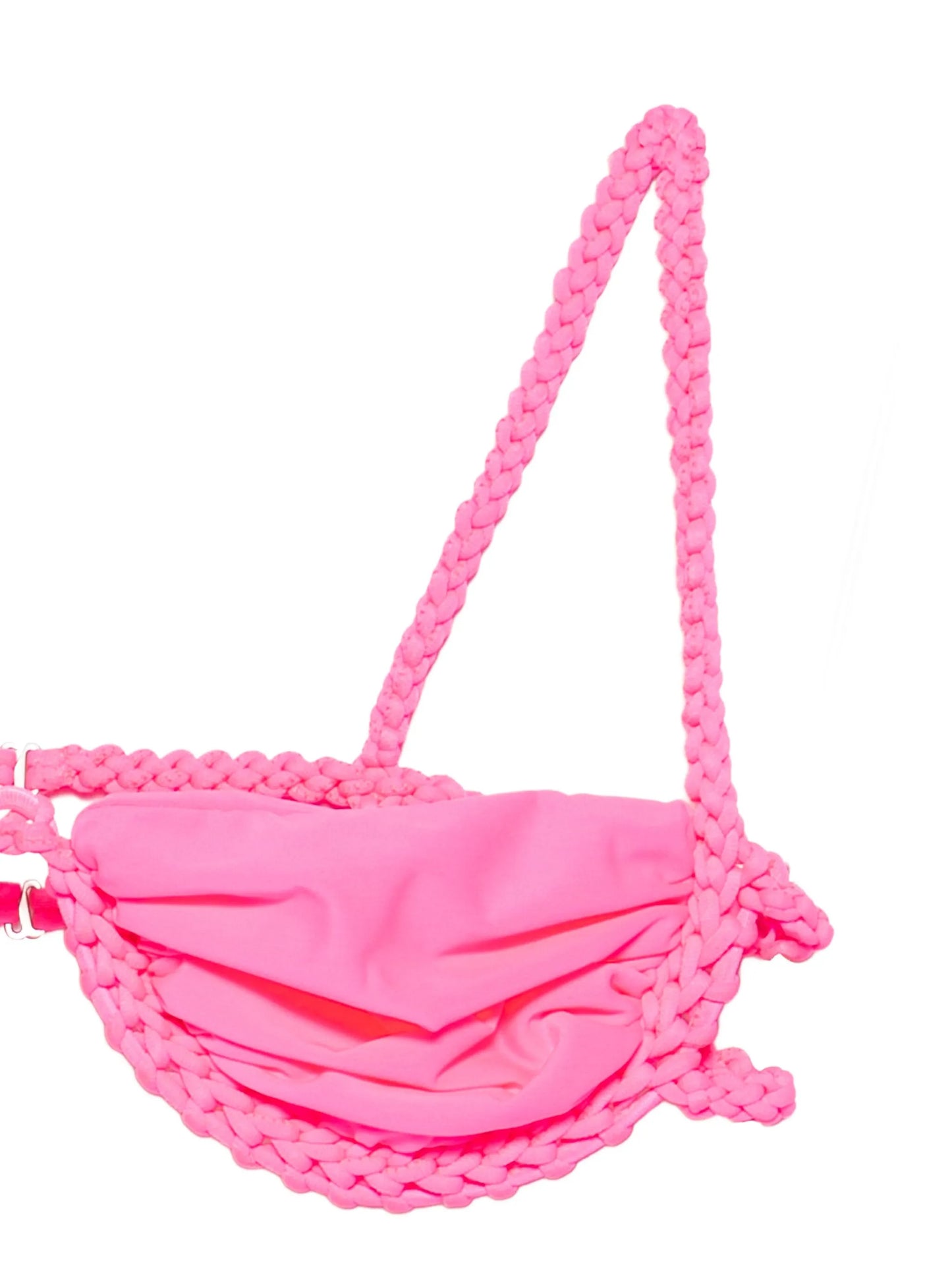 braided-trim bikini top