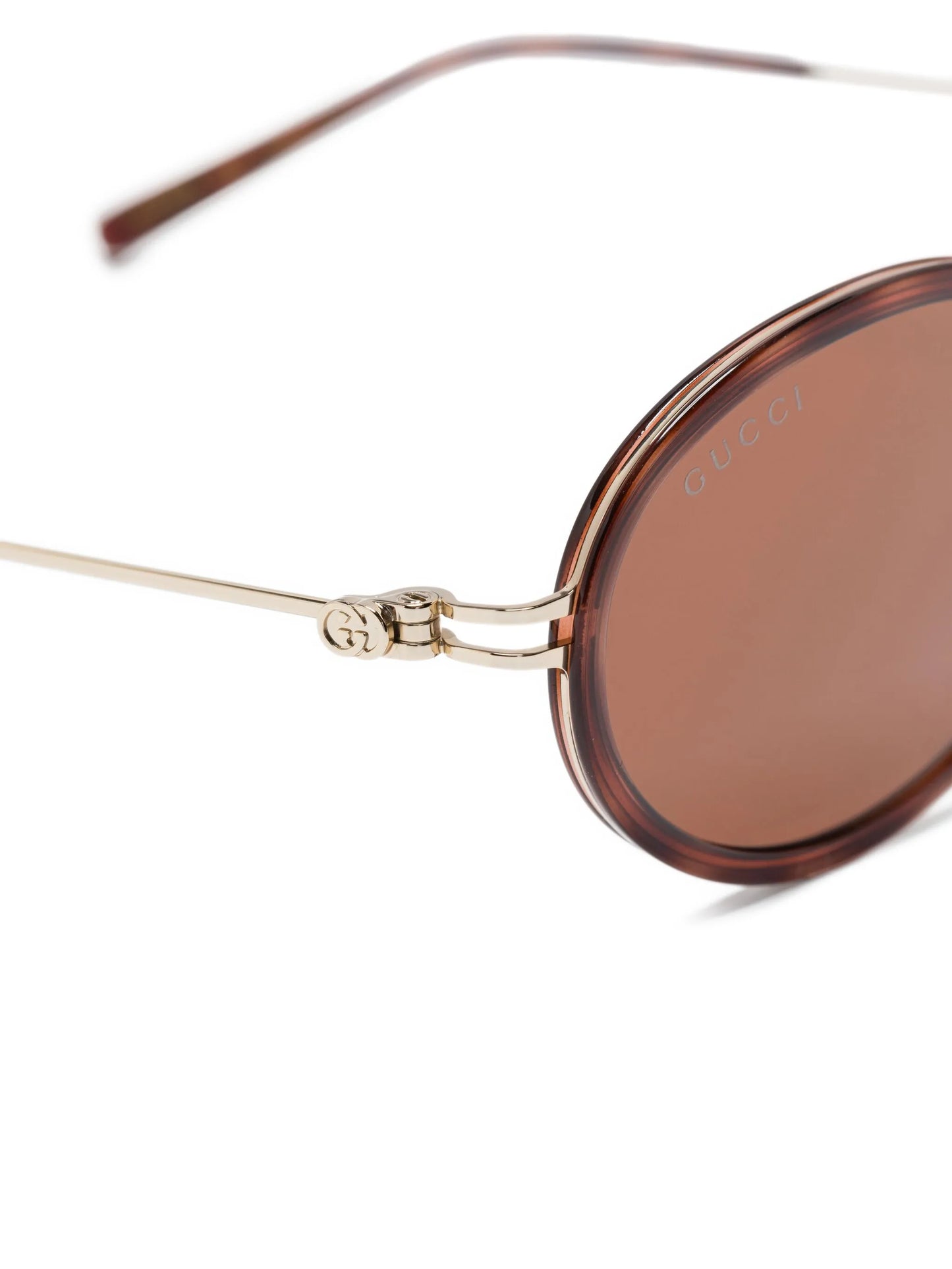 oval-frame sunglasses