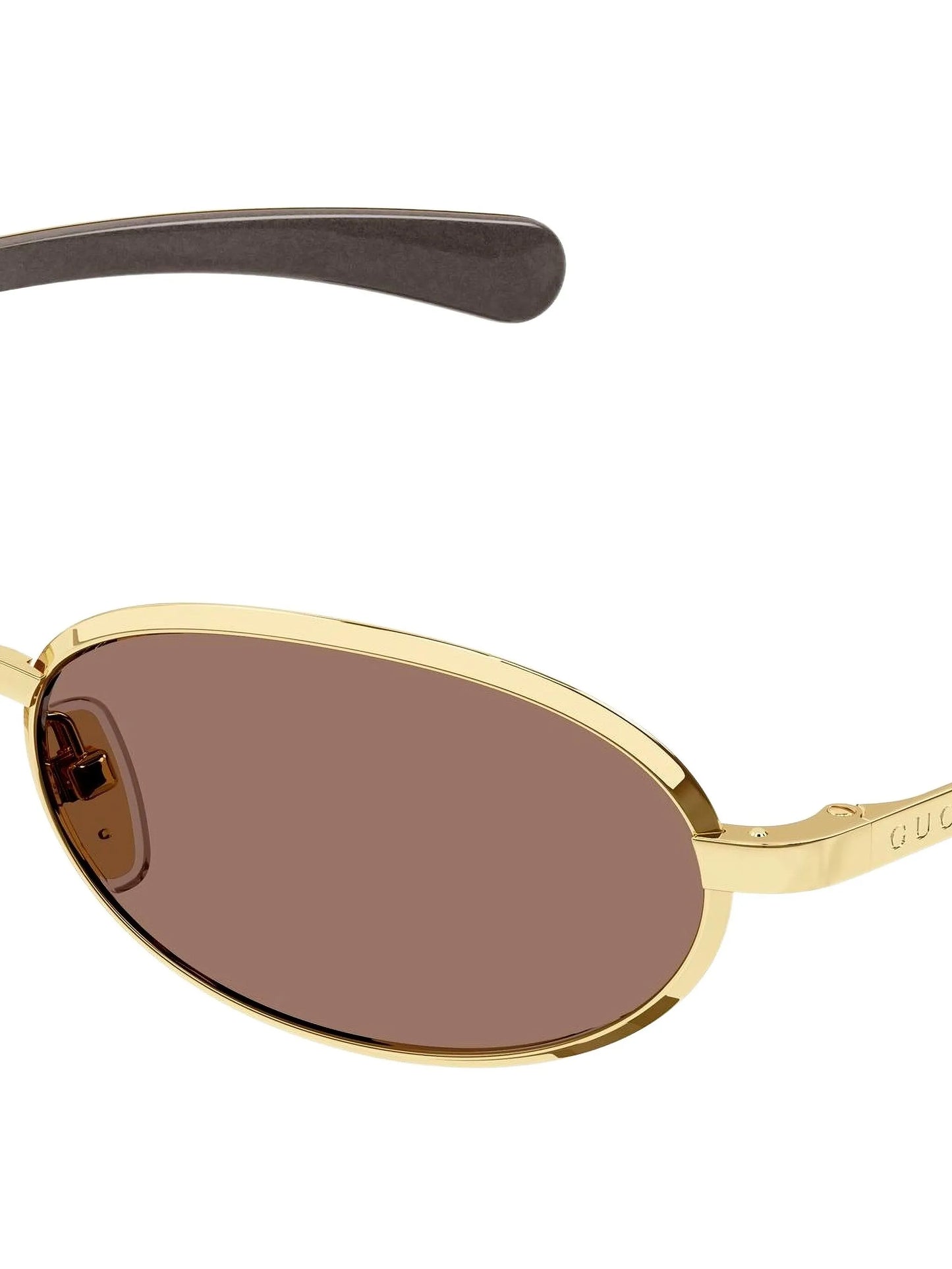 oval-frame sunglasses