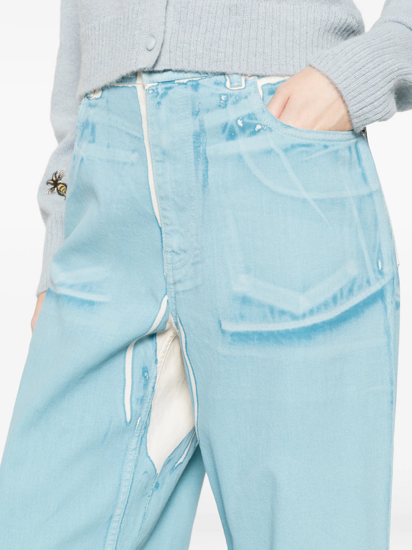 wide-leg jeans