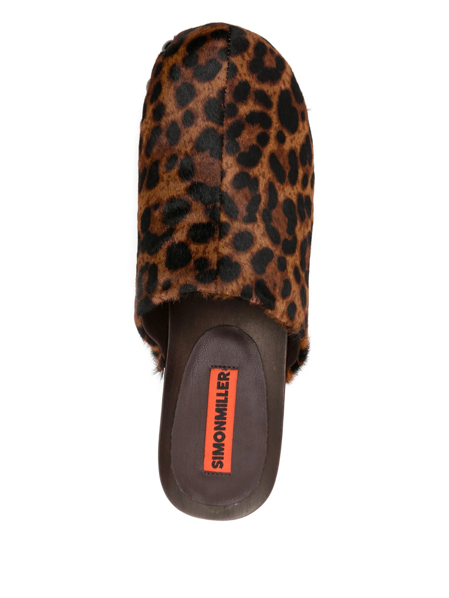 leopard-print heeled mules
