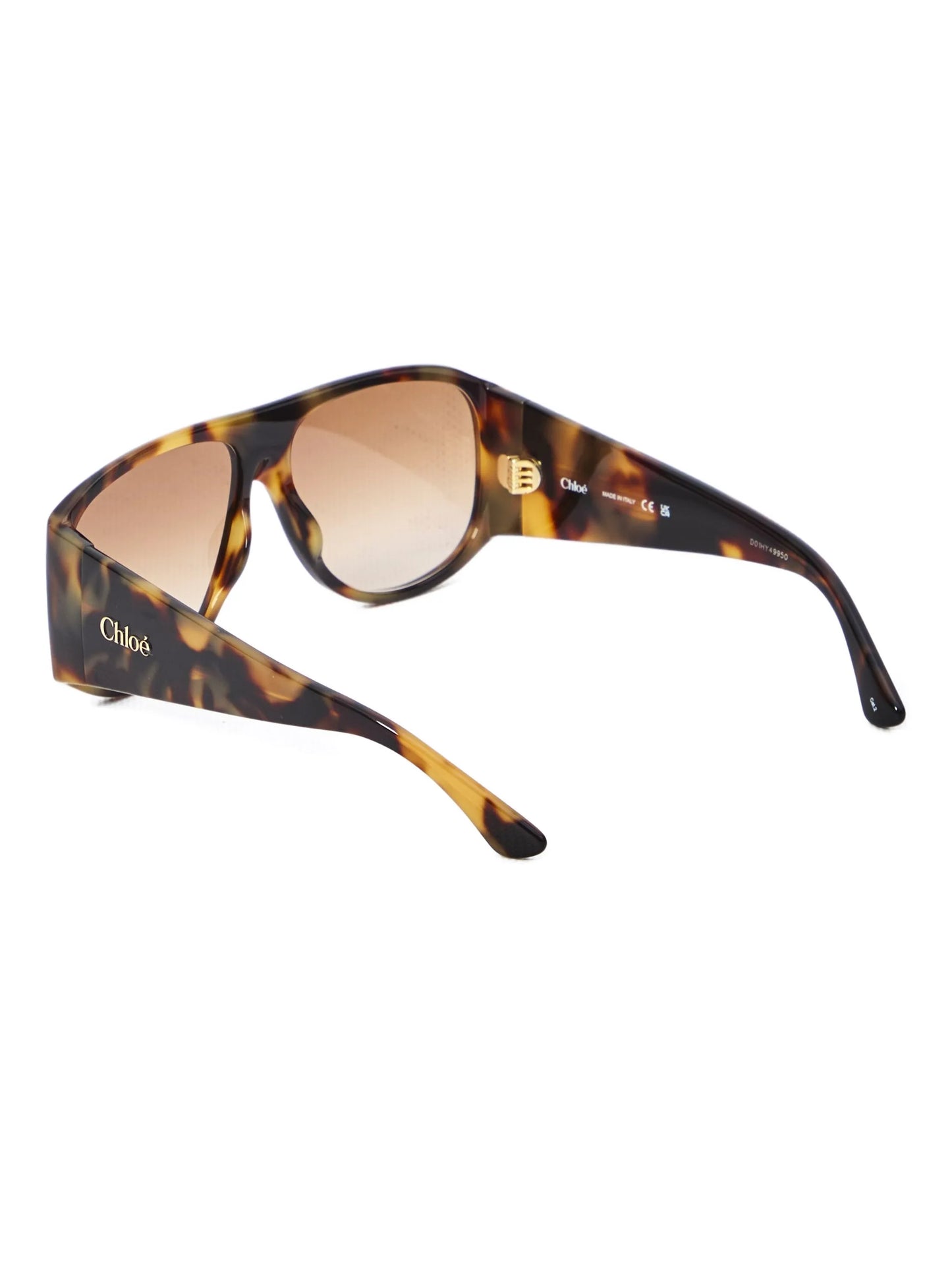 tortoiseshell-effect sunglasses
