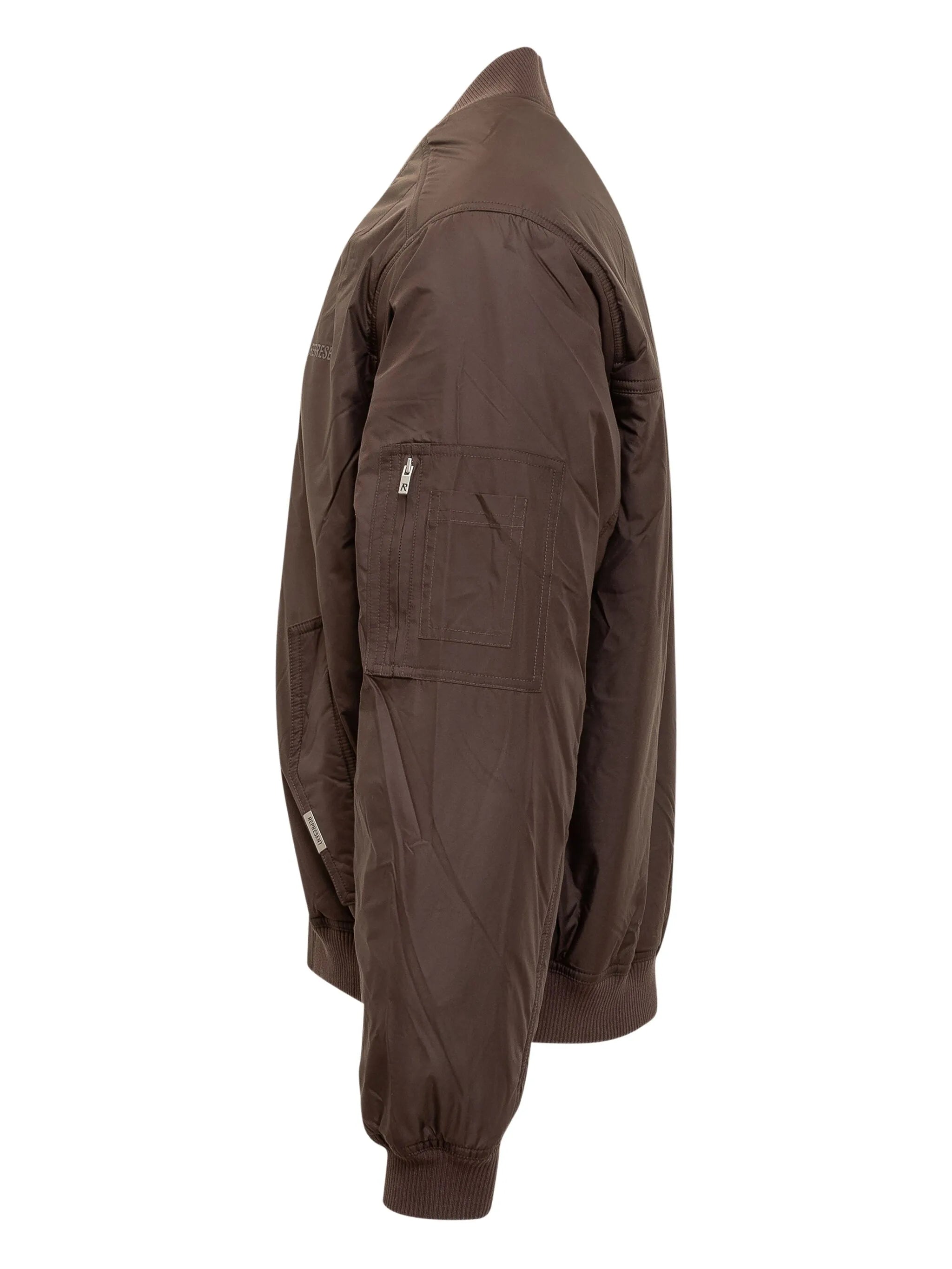 Smart zip-fastening bomber jacket