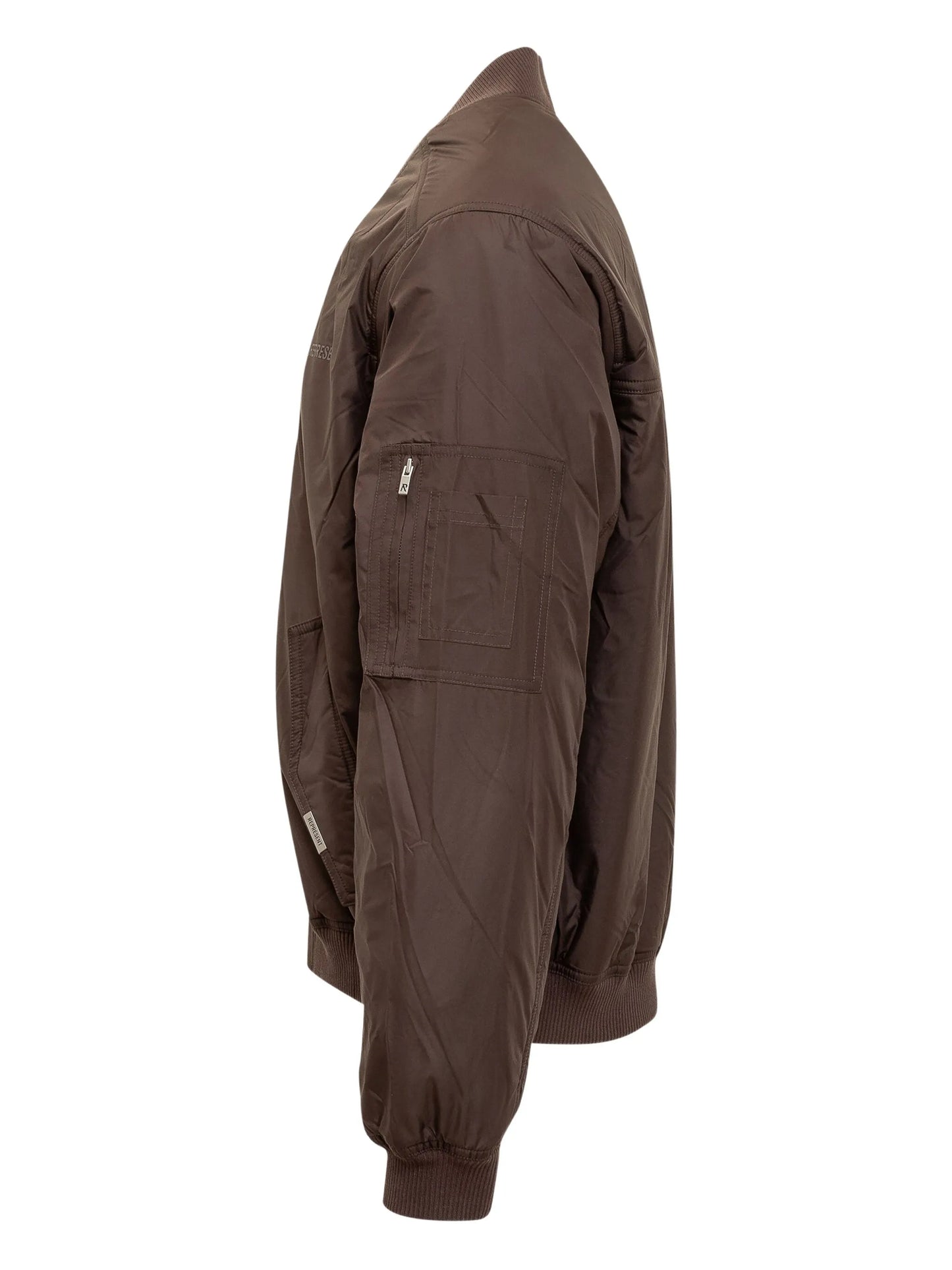 Smart zip-fastening bomber jacket