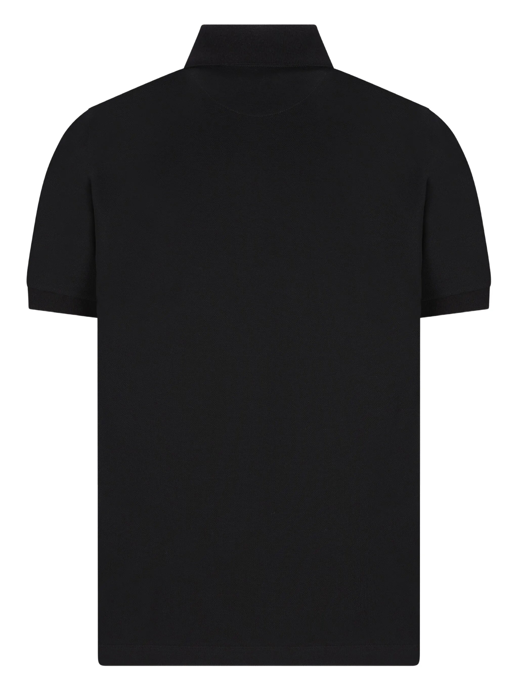 embossed-logo piqué polo shirt