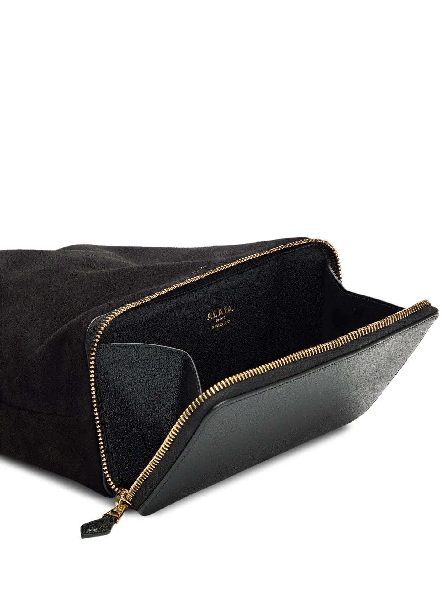 small Le Pochon suede clutch bag