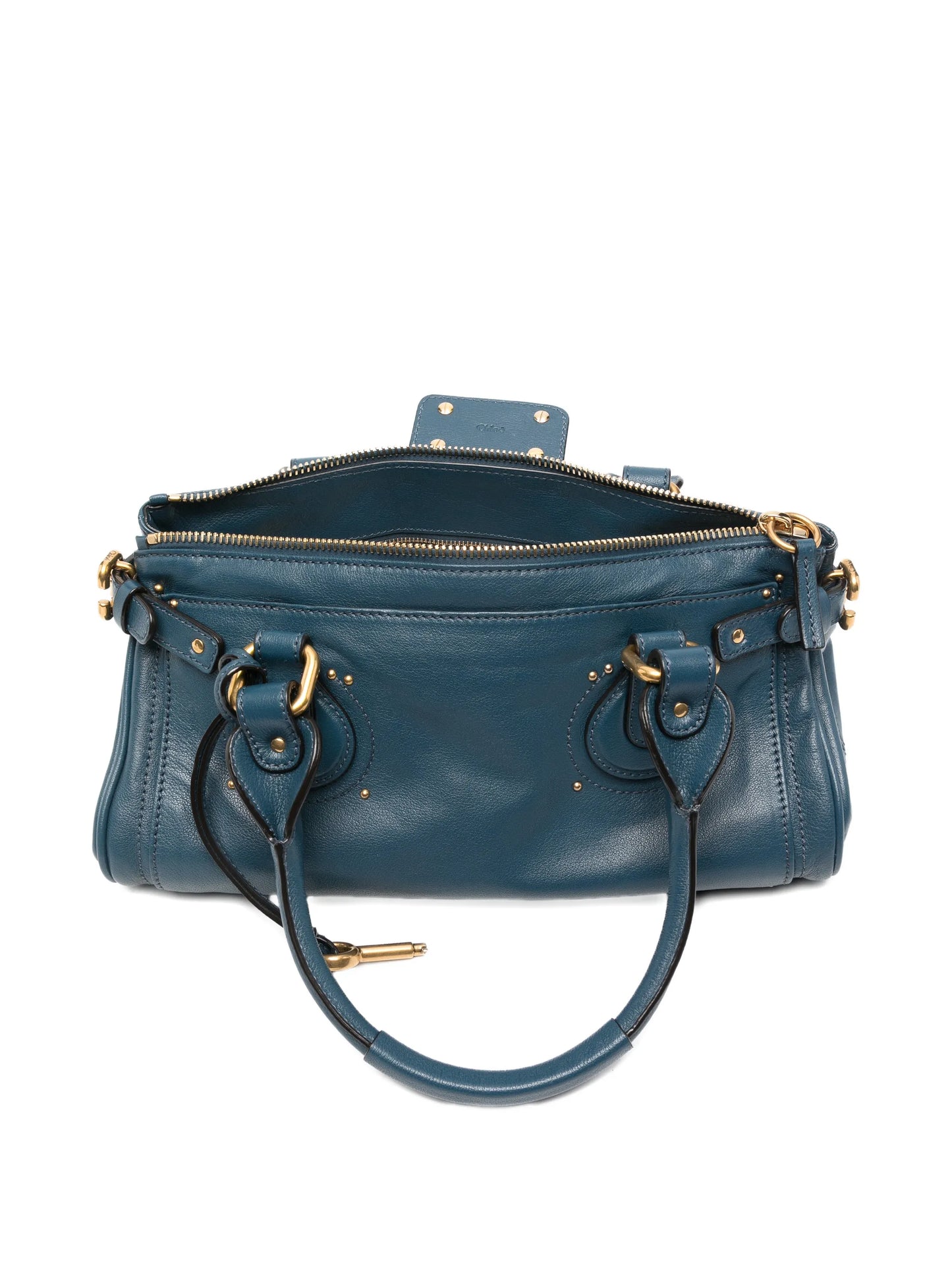 Paddington grained leather shoulder bag