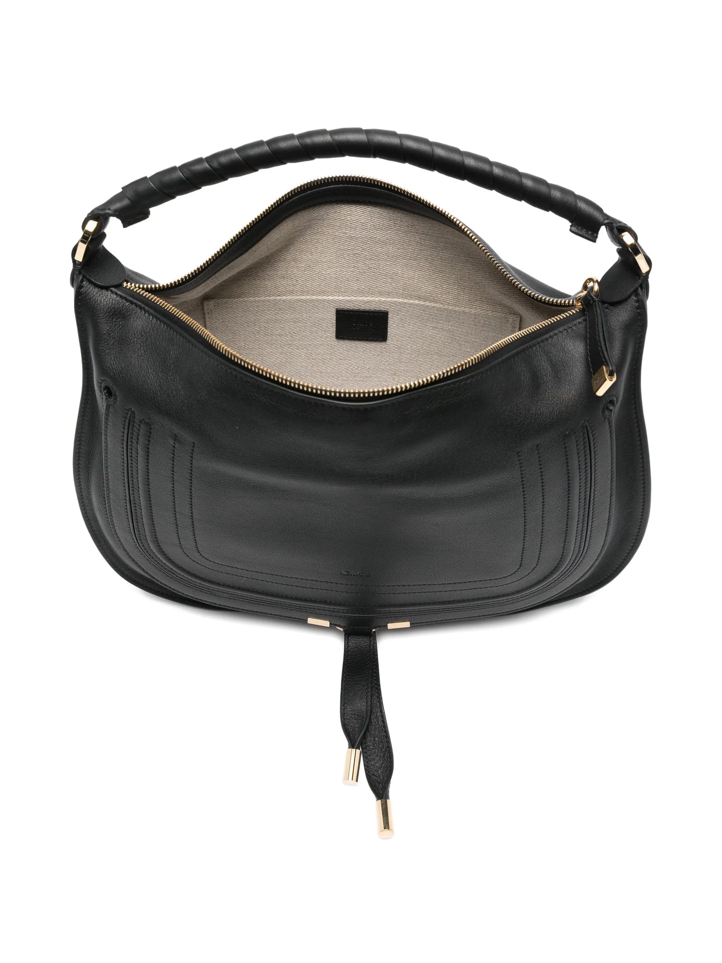 Marcie braided-handle tote bag