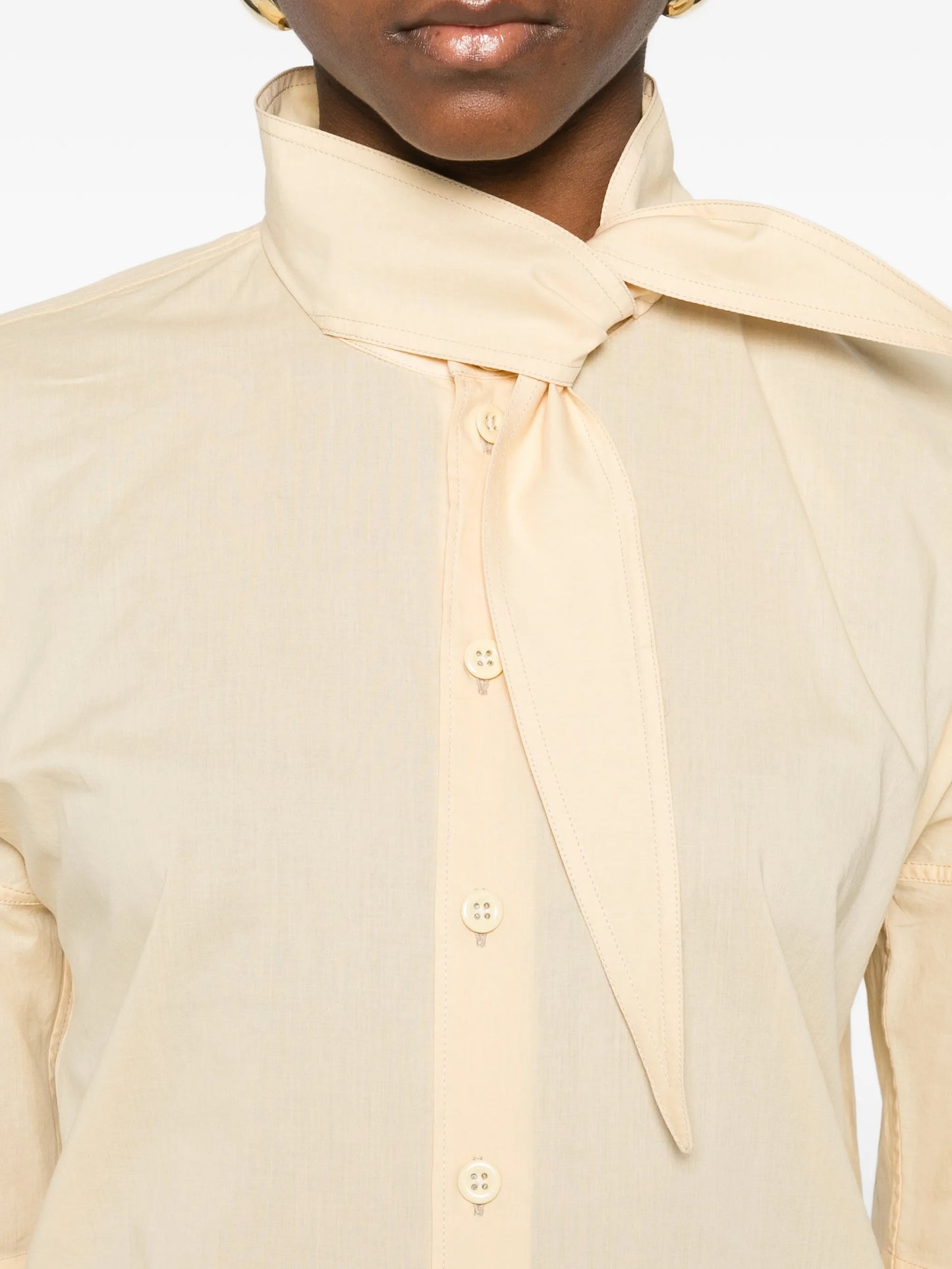 foulard short-sleeve shirt