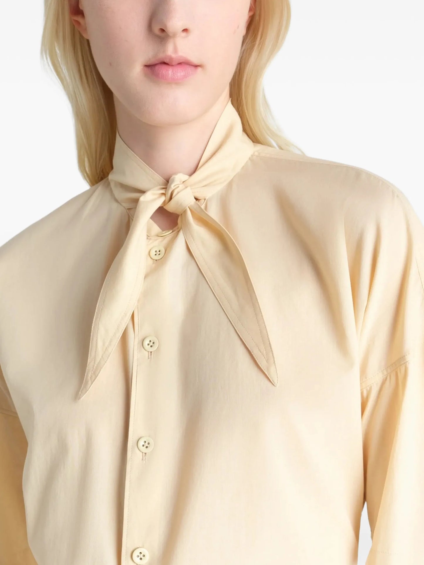 foulard short-sleeve shirt