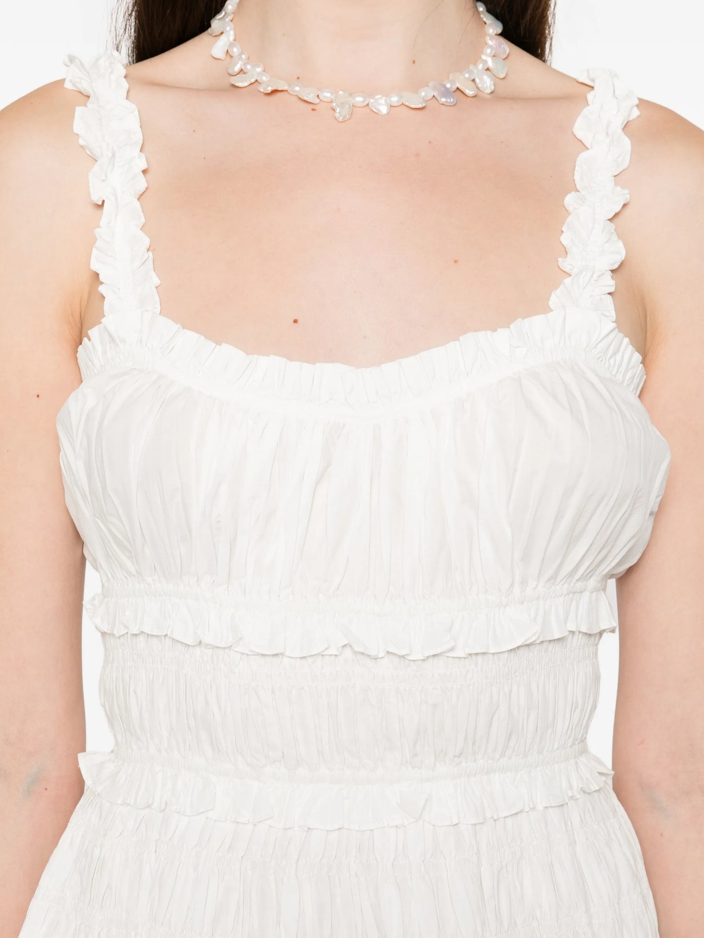 scoop neck Marianne midi dress