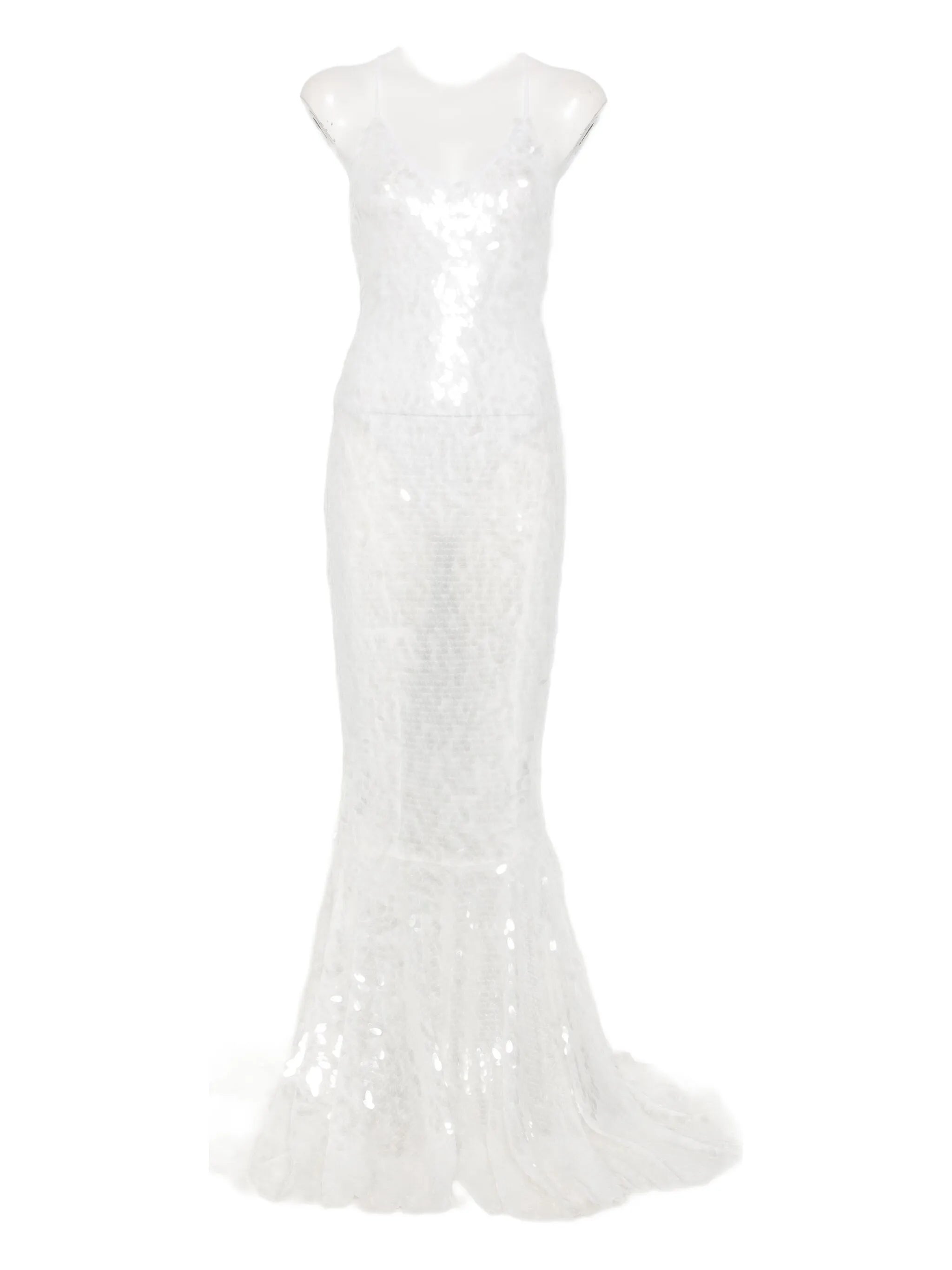 Fara sequin-embellished gown