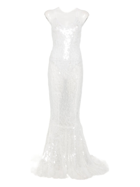 Fara sequin-embellished gown