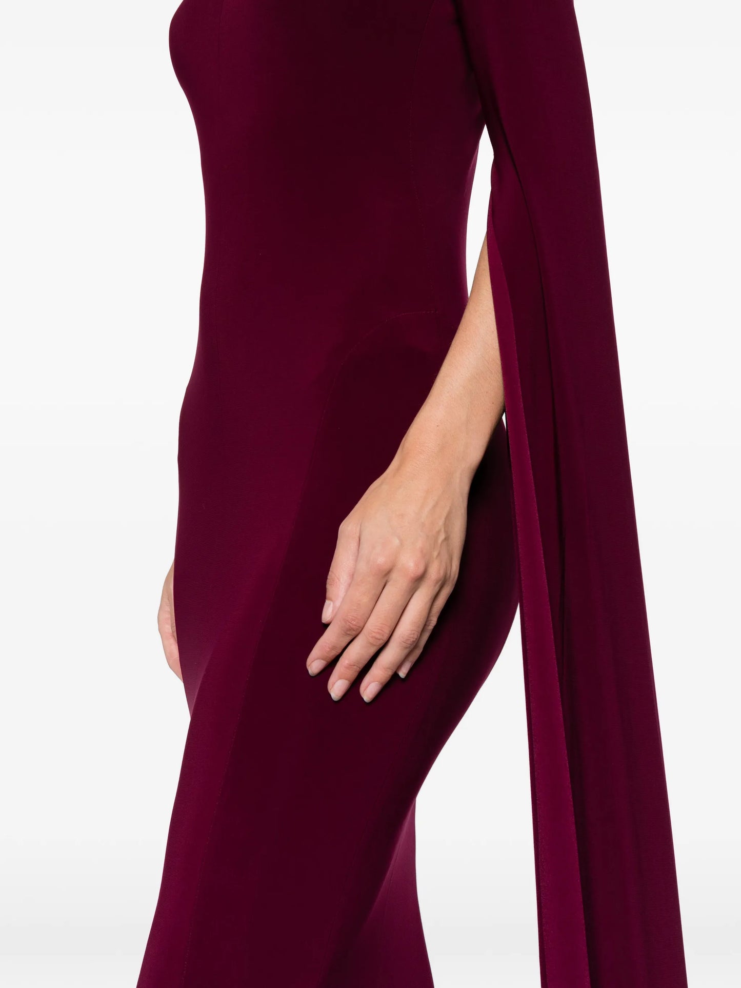 long-sleeve maxi dress