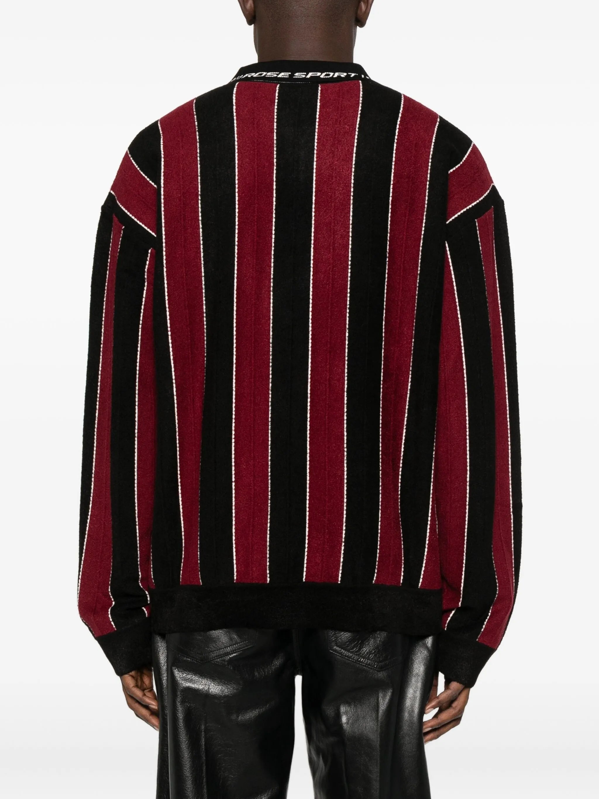 striped polo shirt