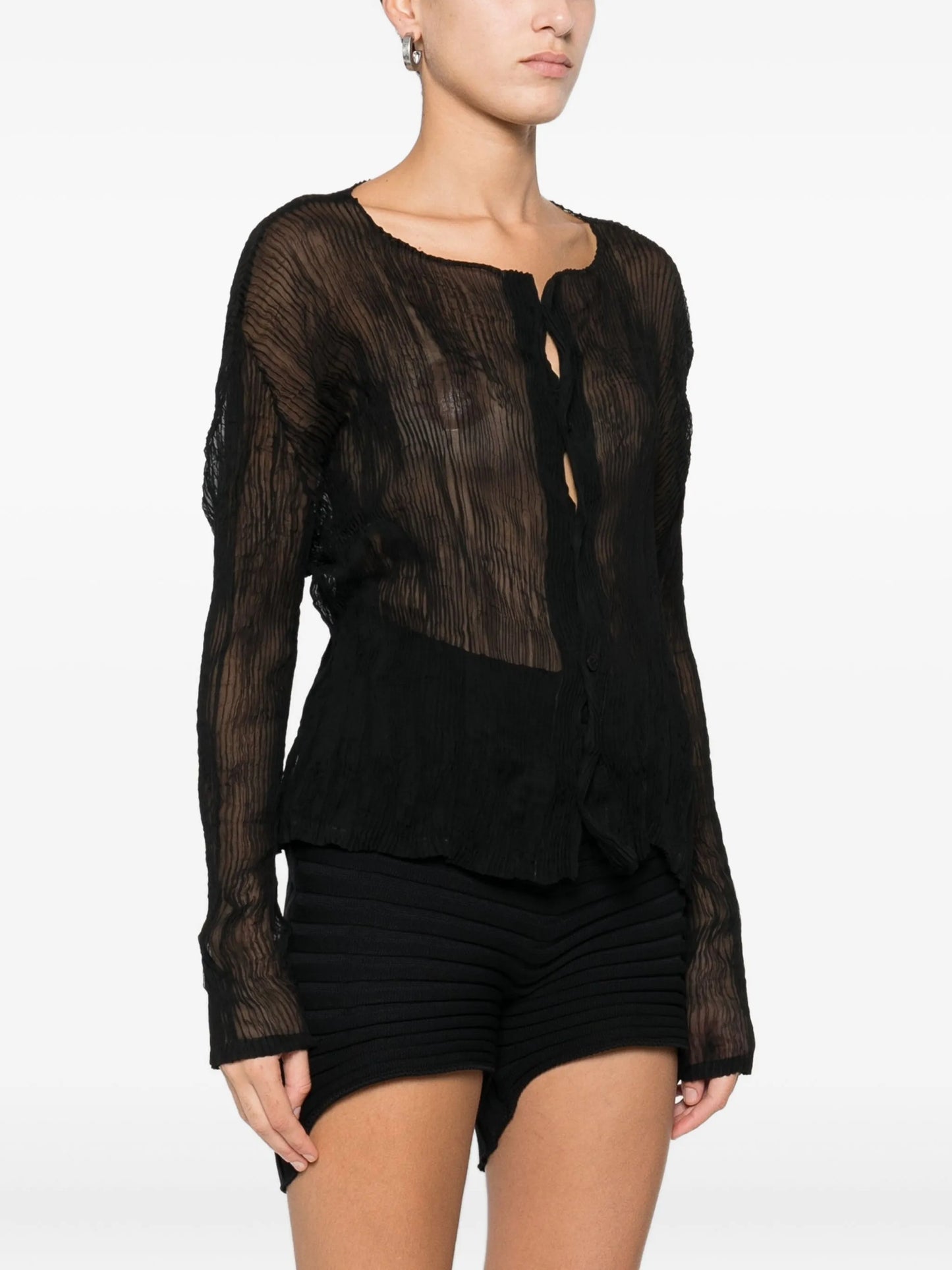 chiffon cardigan