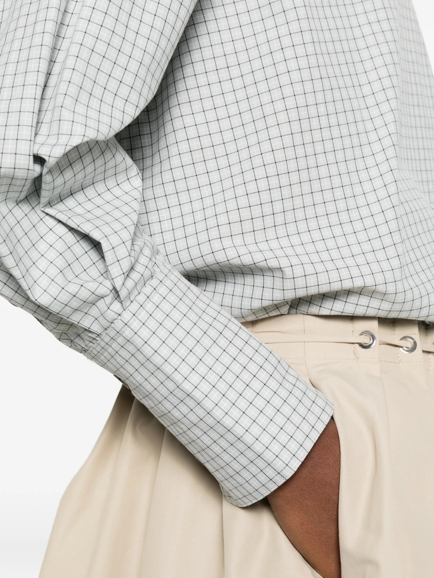 checkered boyfriend shirt