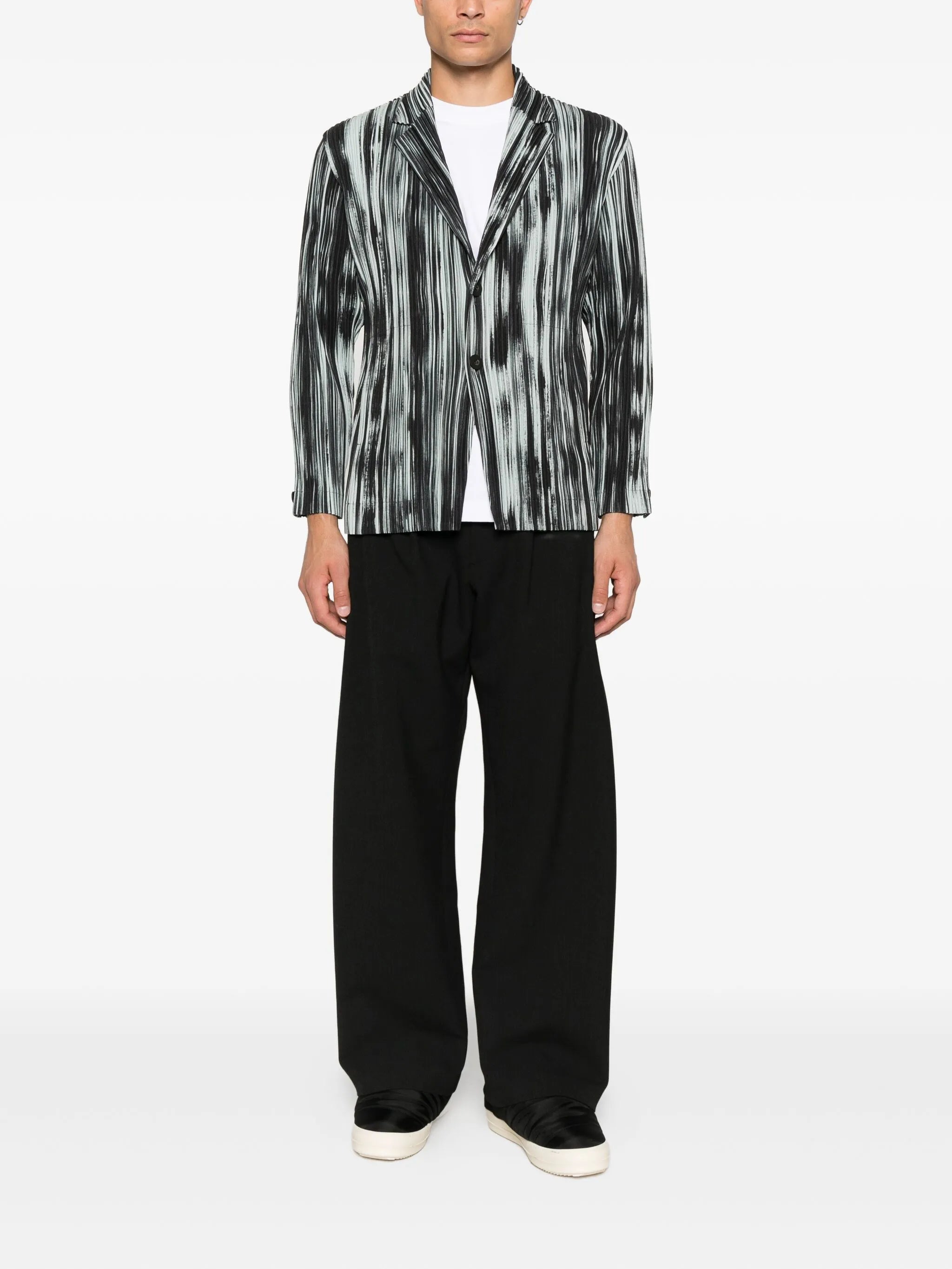 striped blazer