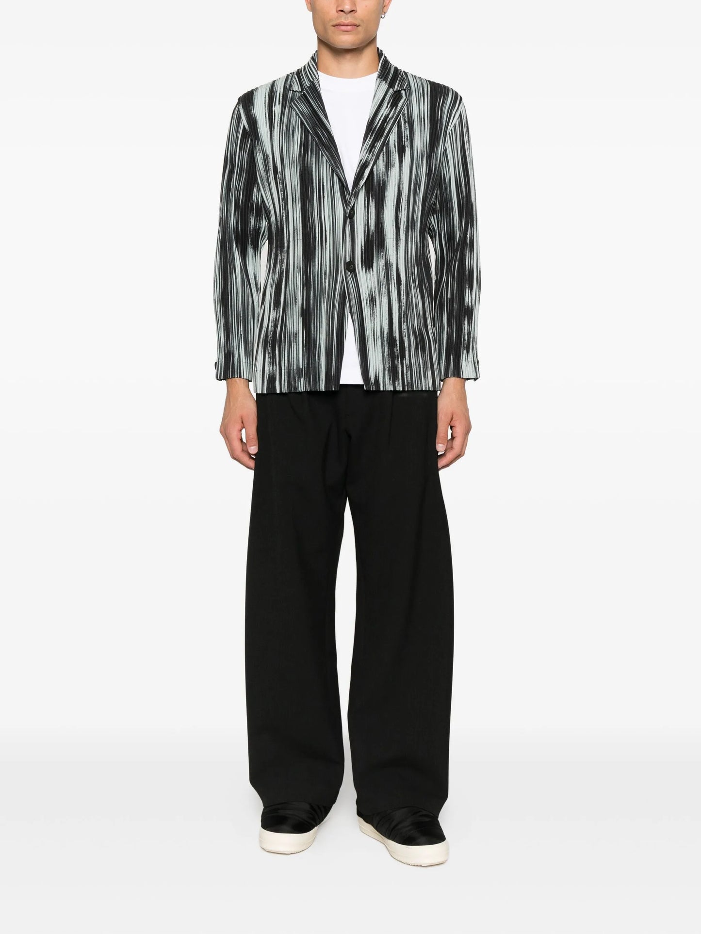 striped blazer