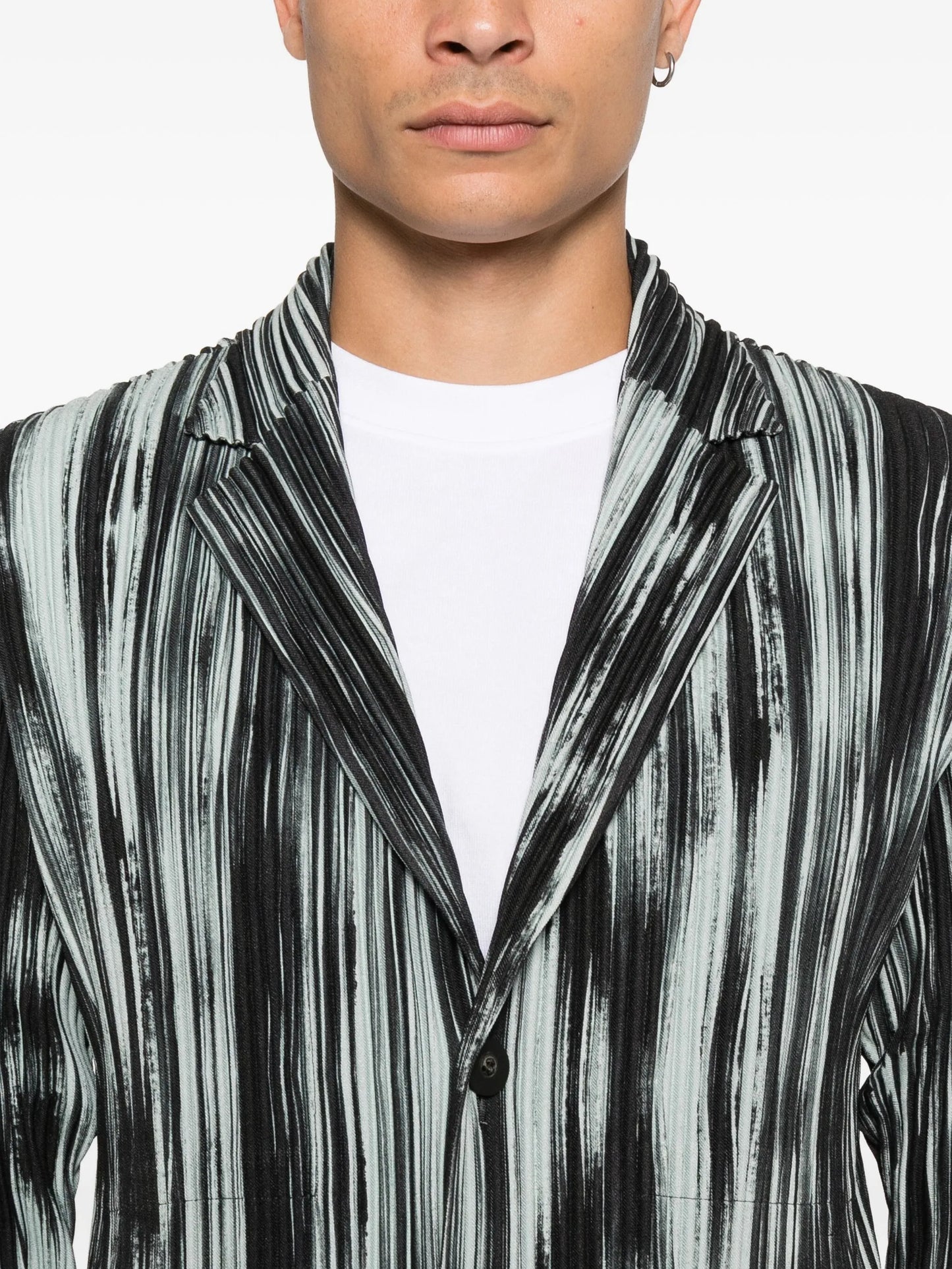 striped blazer