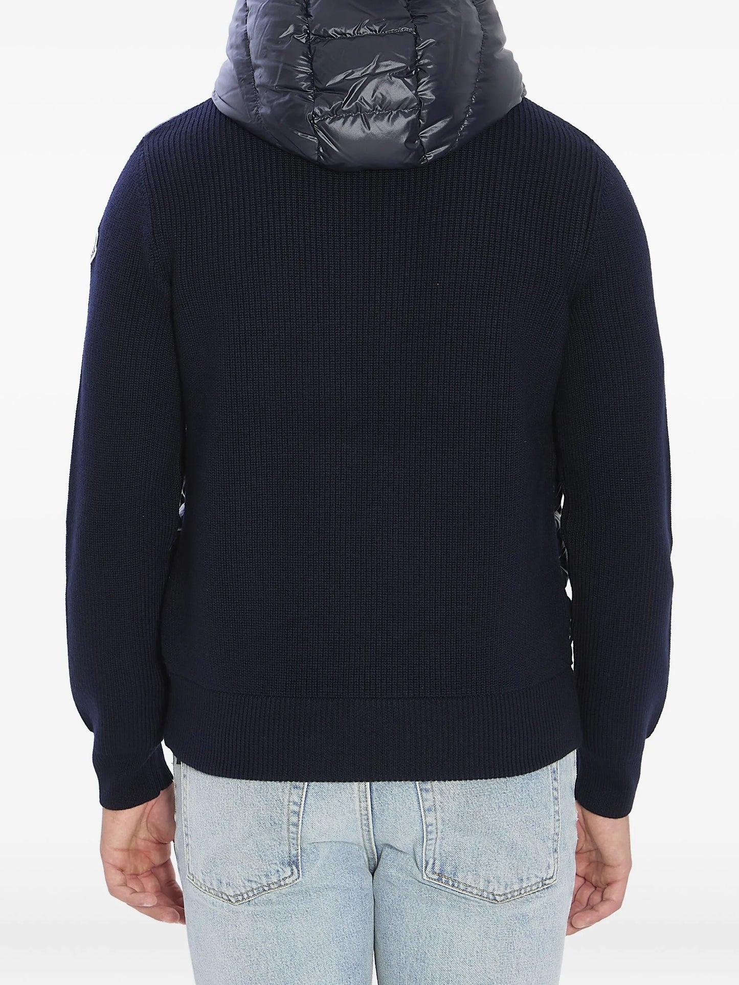 logo-patch padded jacket