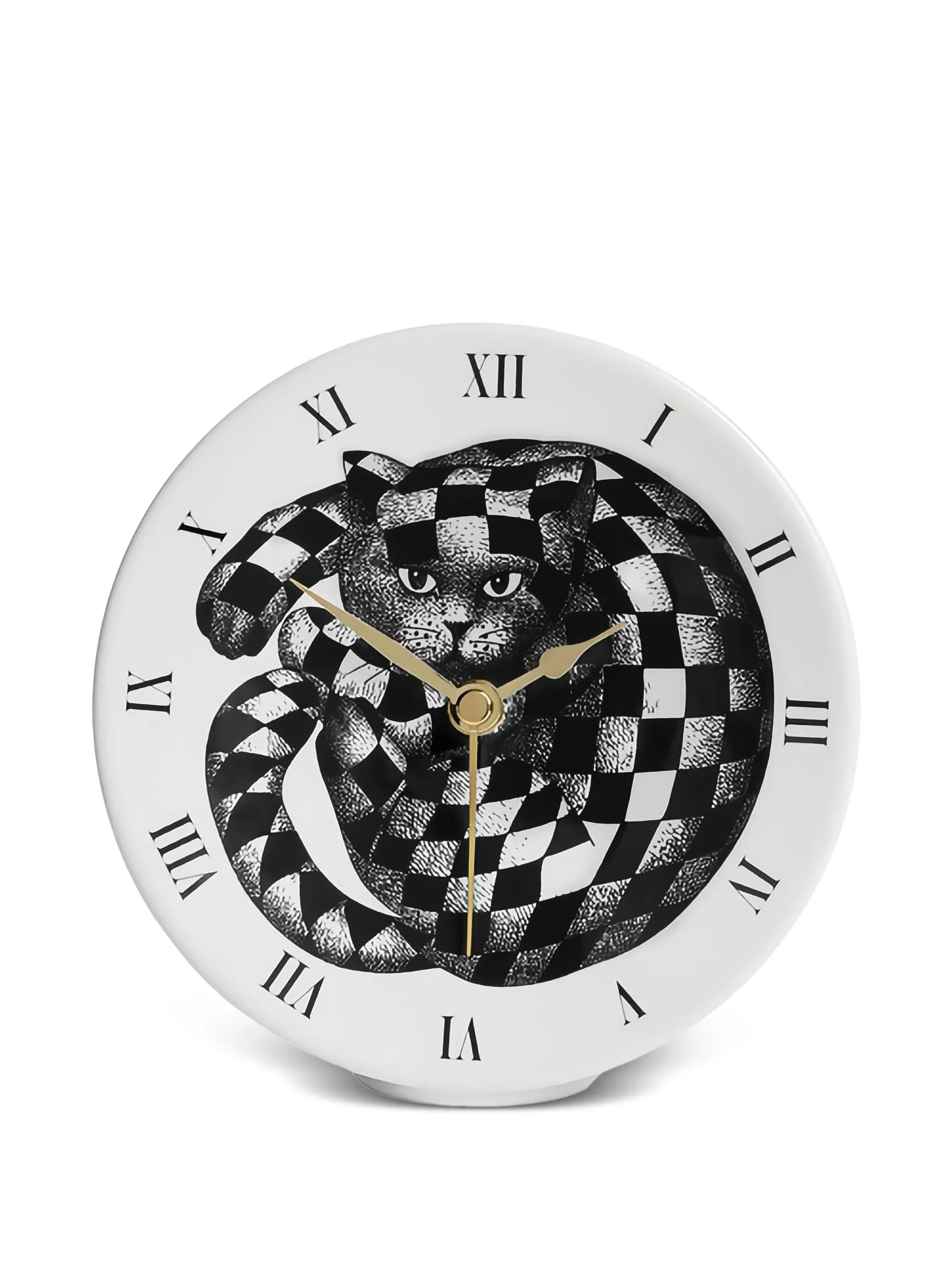 cat-print clock