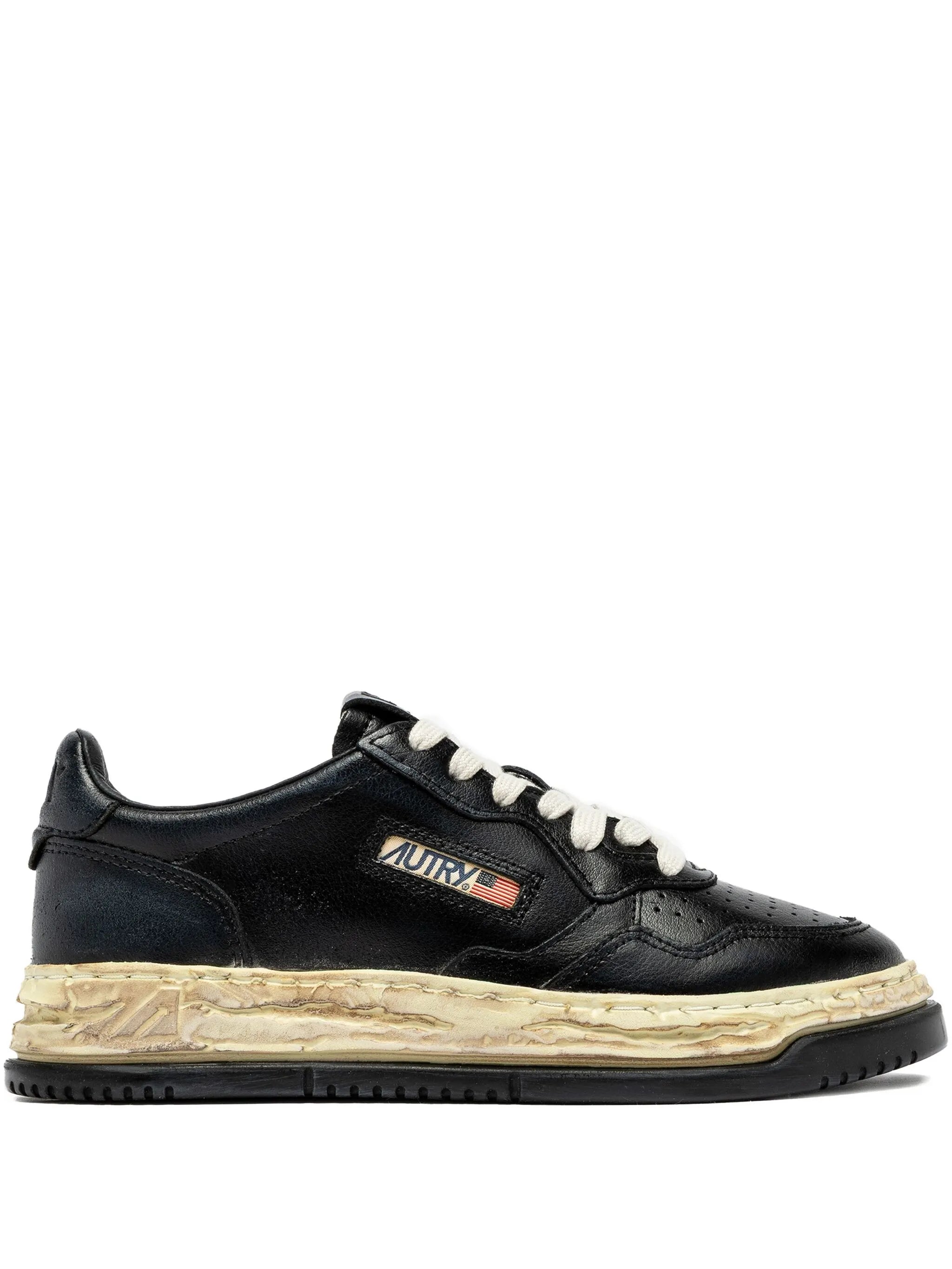 x Maison Mihara Yasuhiro leather sneakers