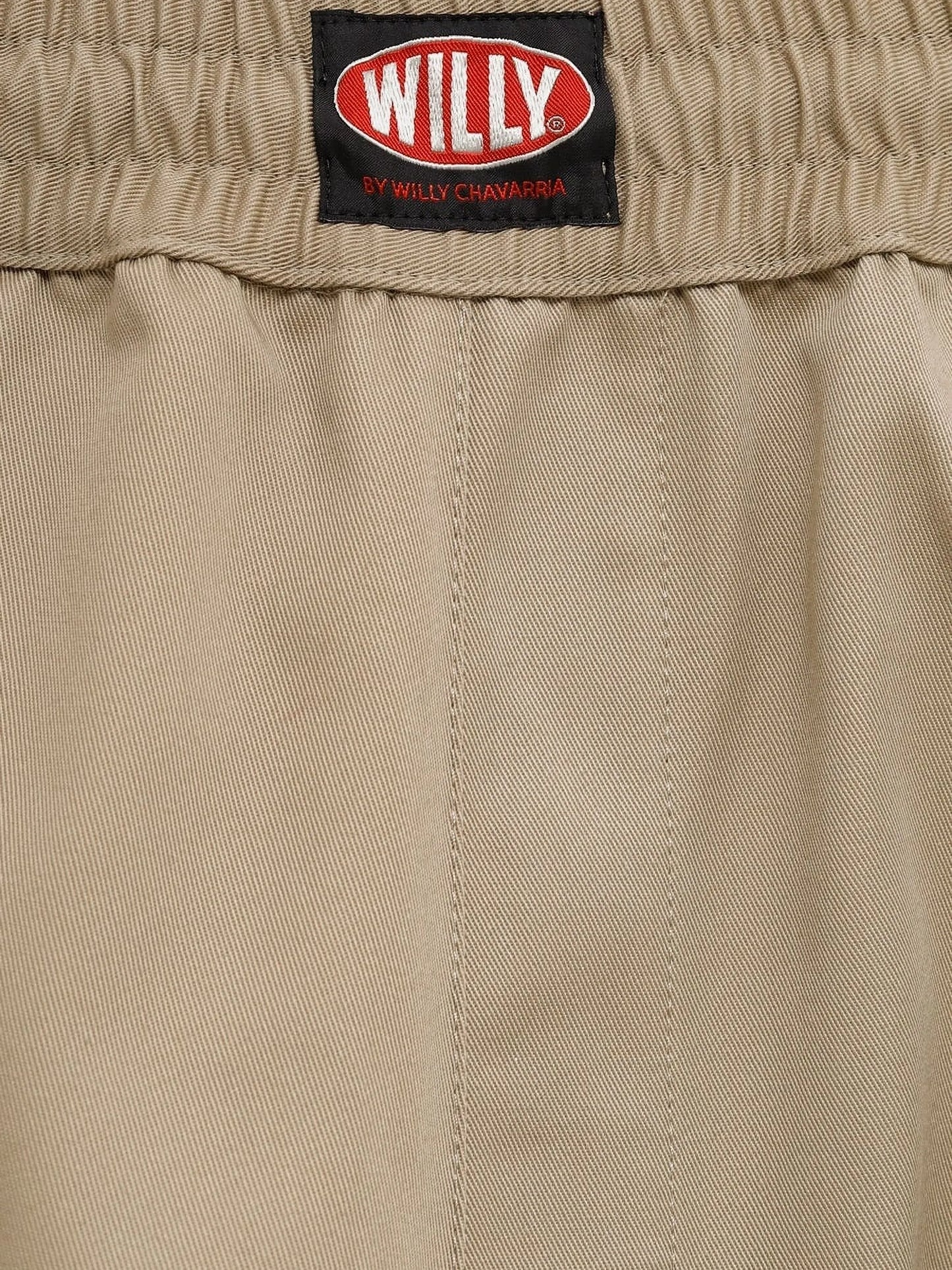 Orale elastic-waistband shorts