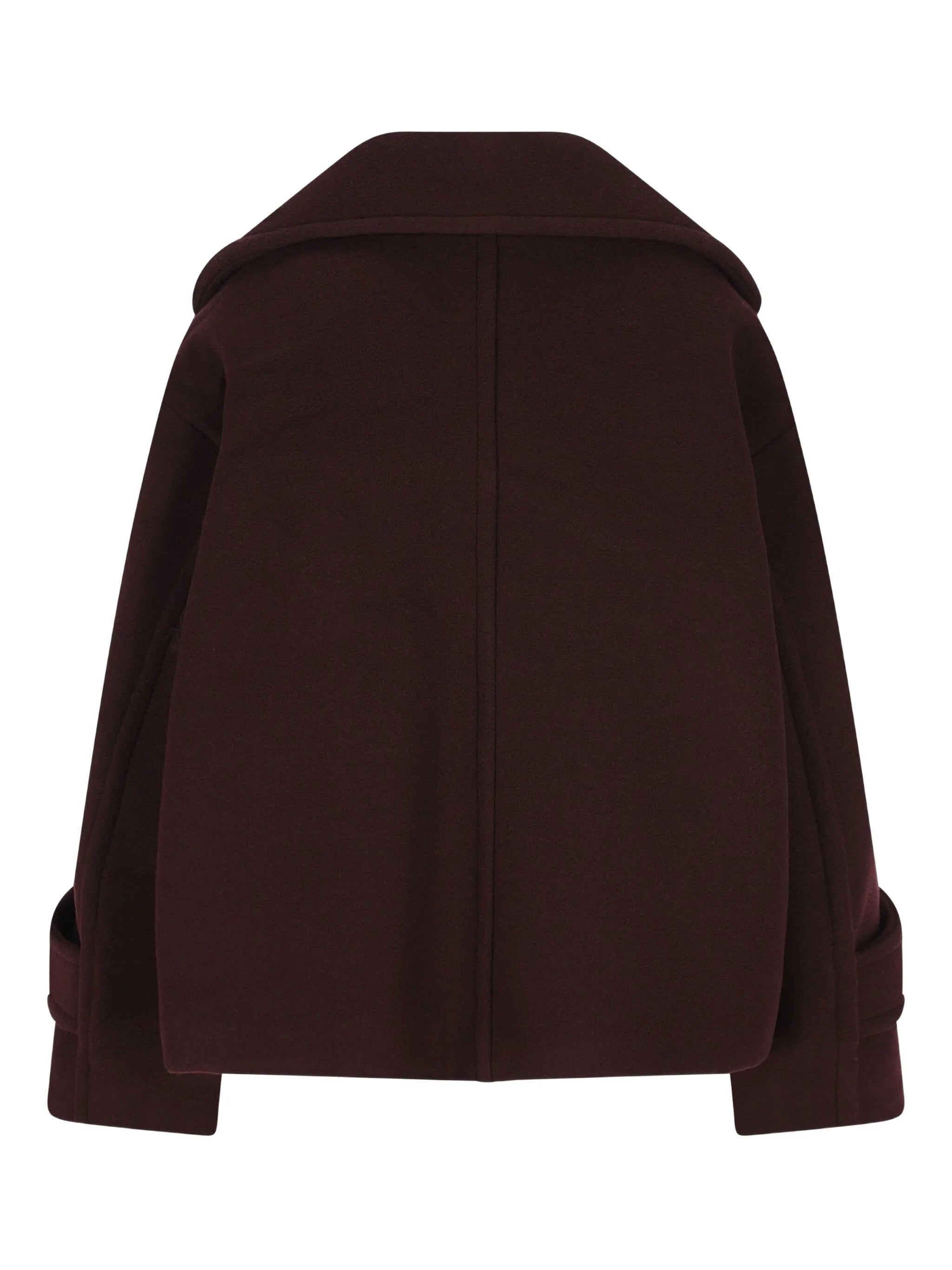 double-breasted long-sleeve jacket