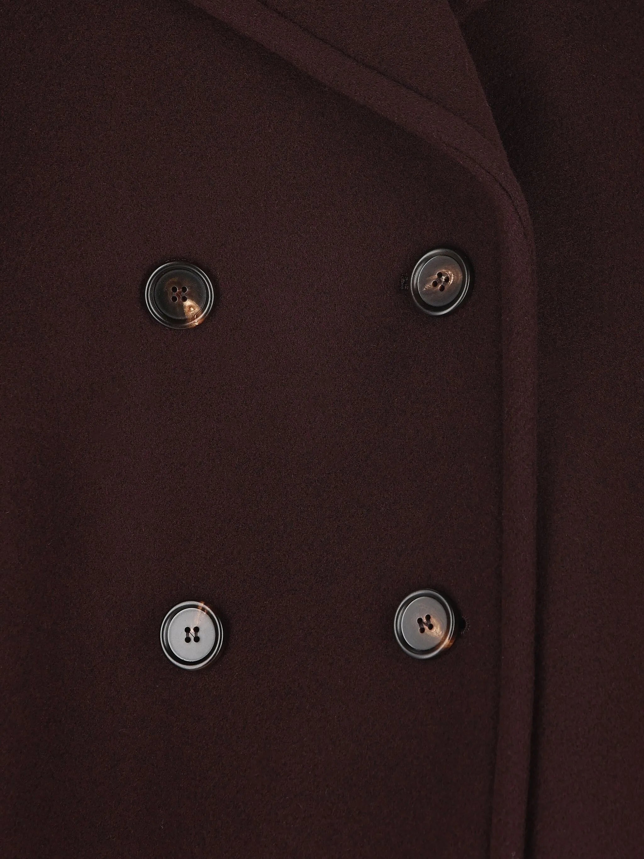 double-breasted long-sleeve jacket