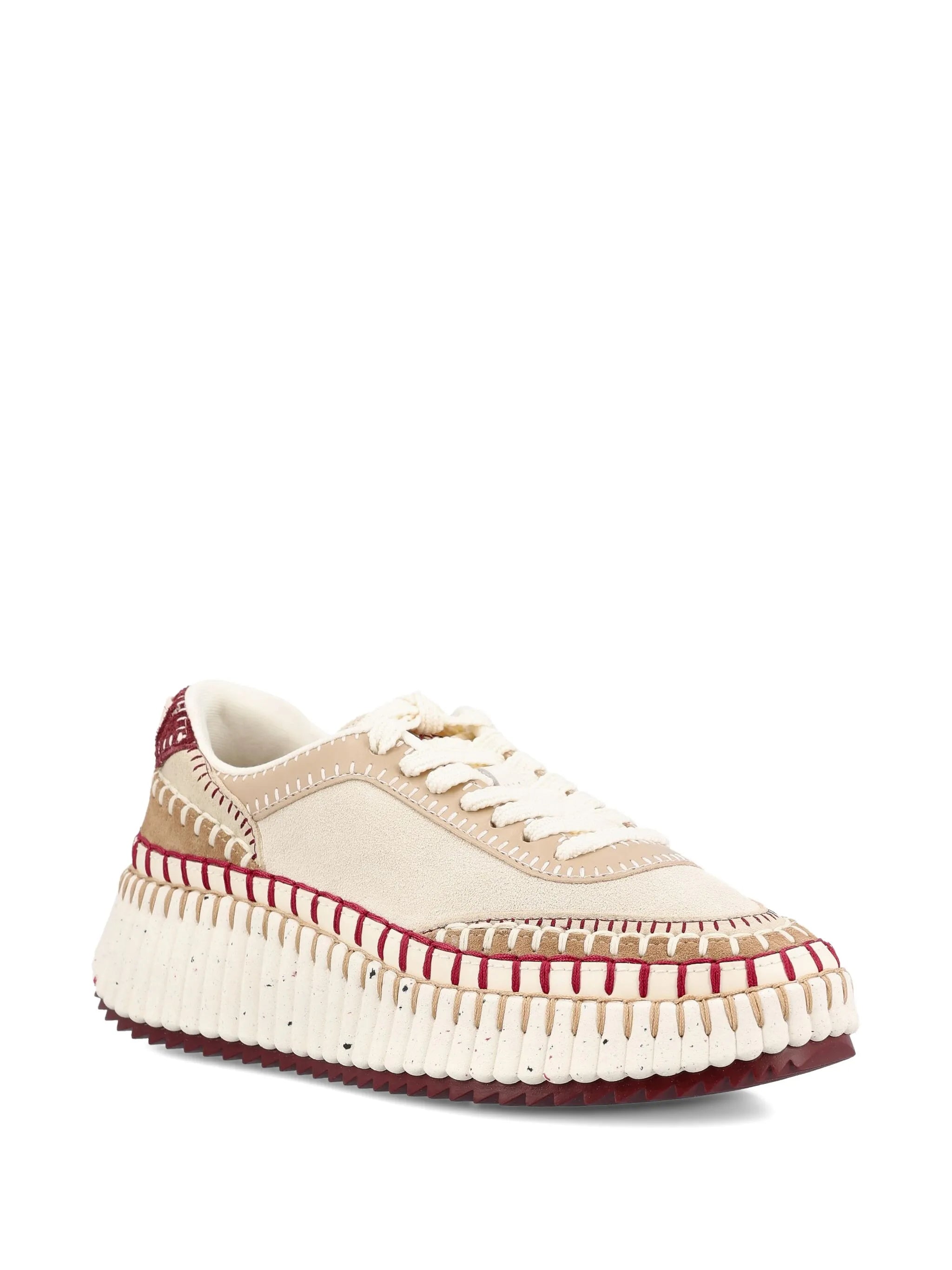 Nama textured-sole lace-up sneakers