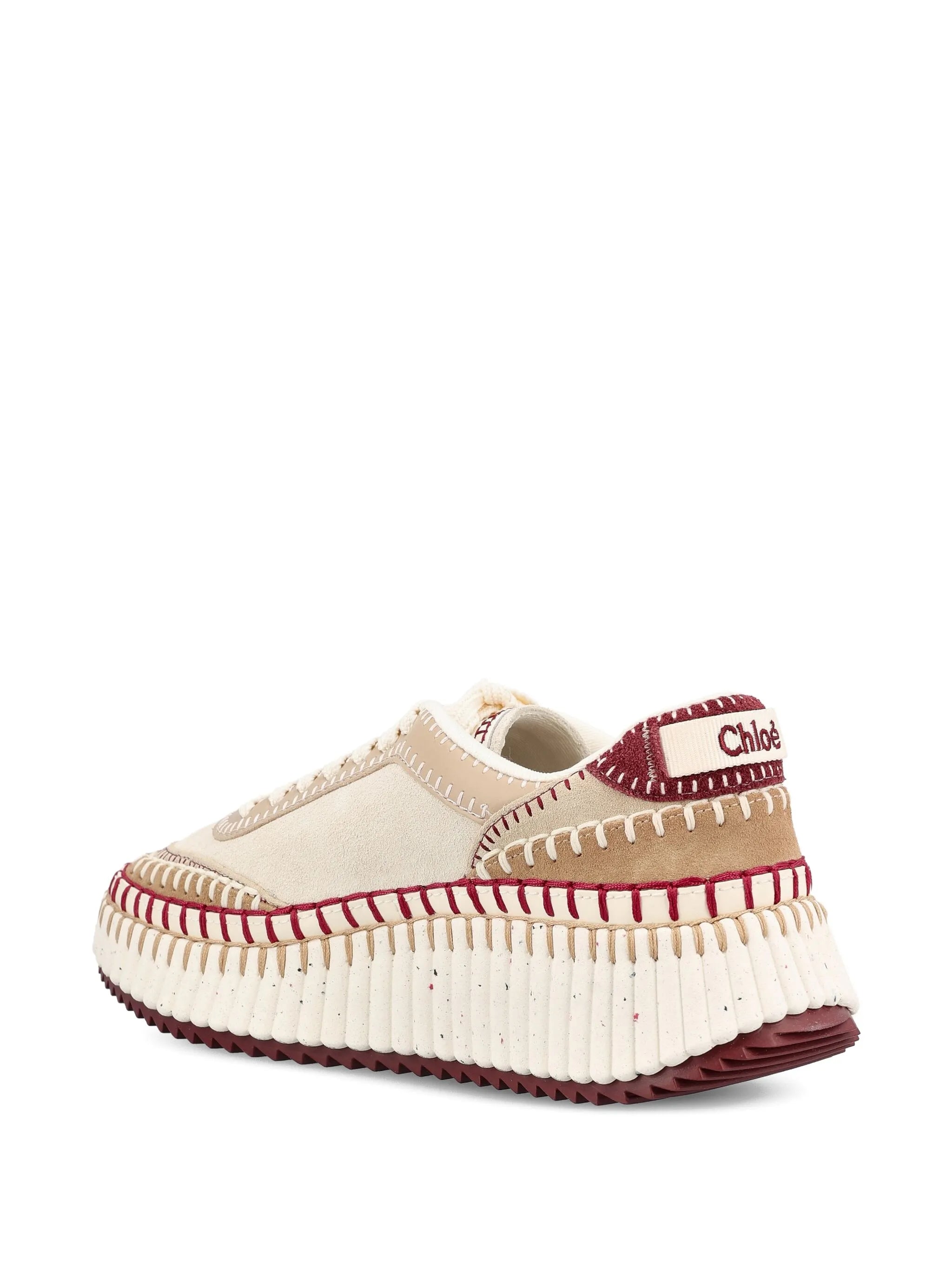 Nama textured-sole lace-up sneakers